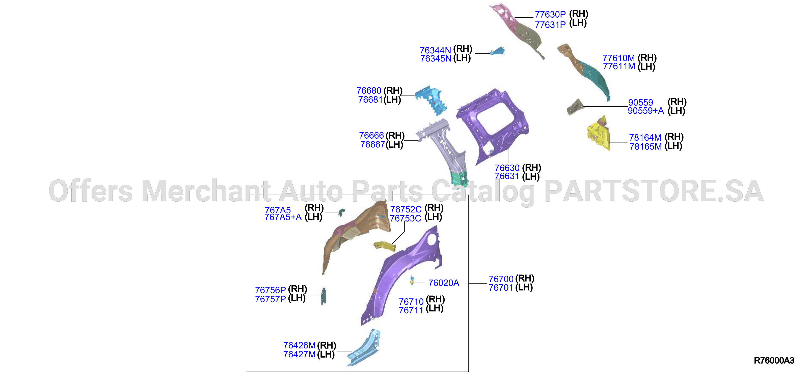 Body Side Panel Rear Body Side Panel