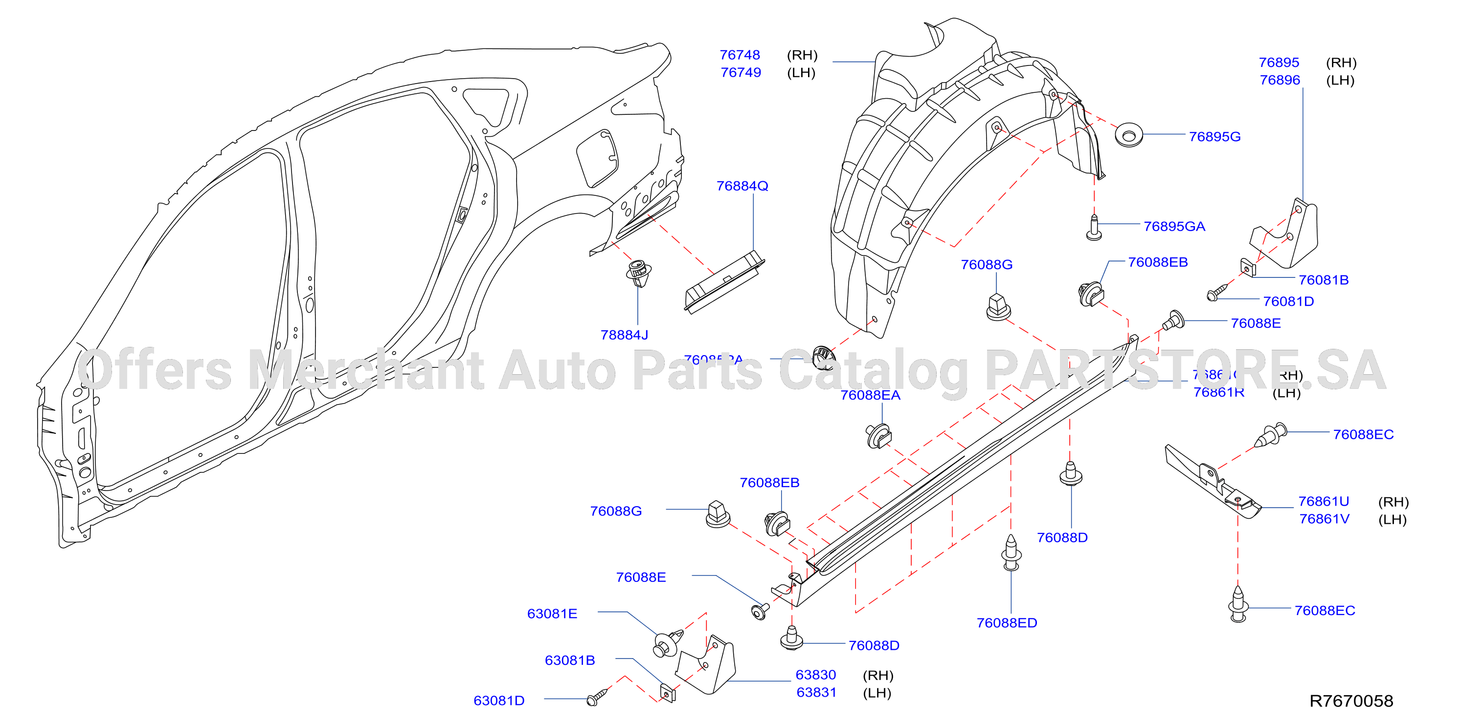 Body Side Fitting Body Side
