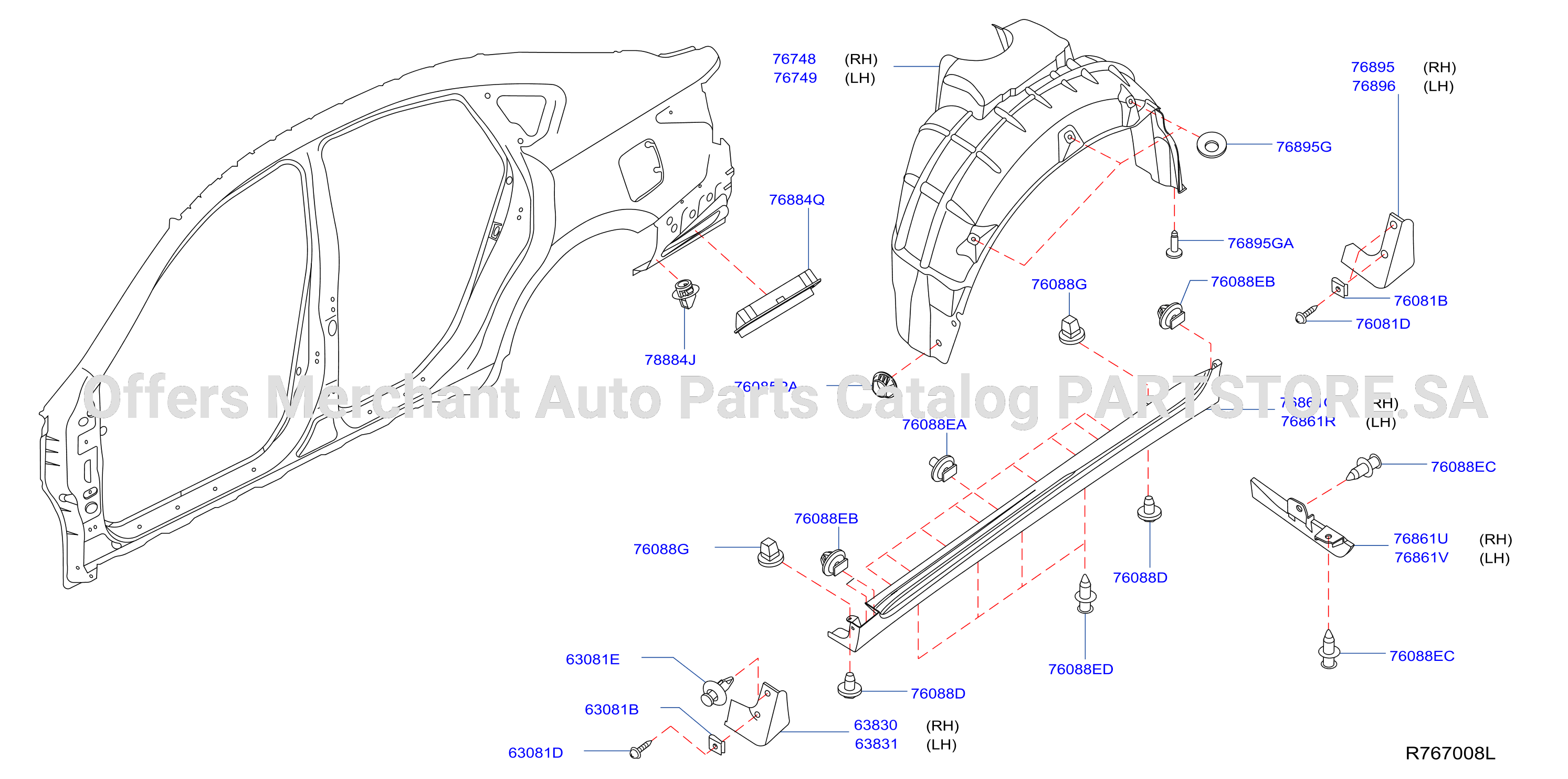 Body Side Fitting Body Side