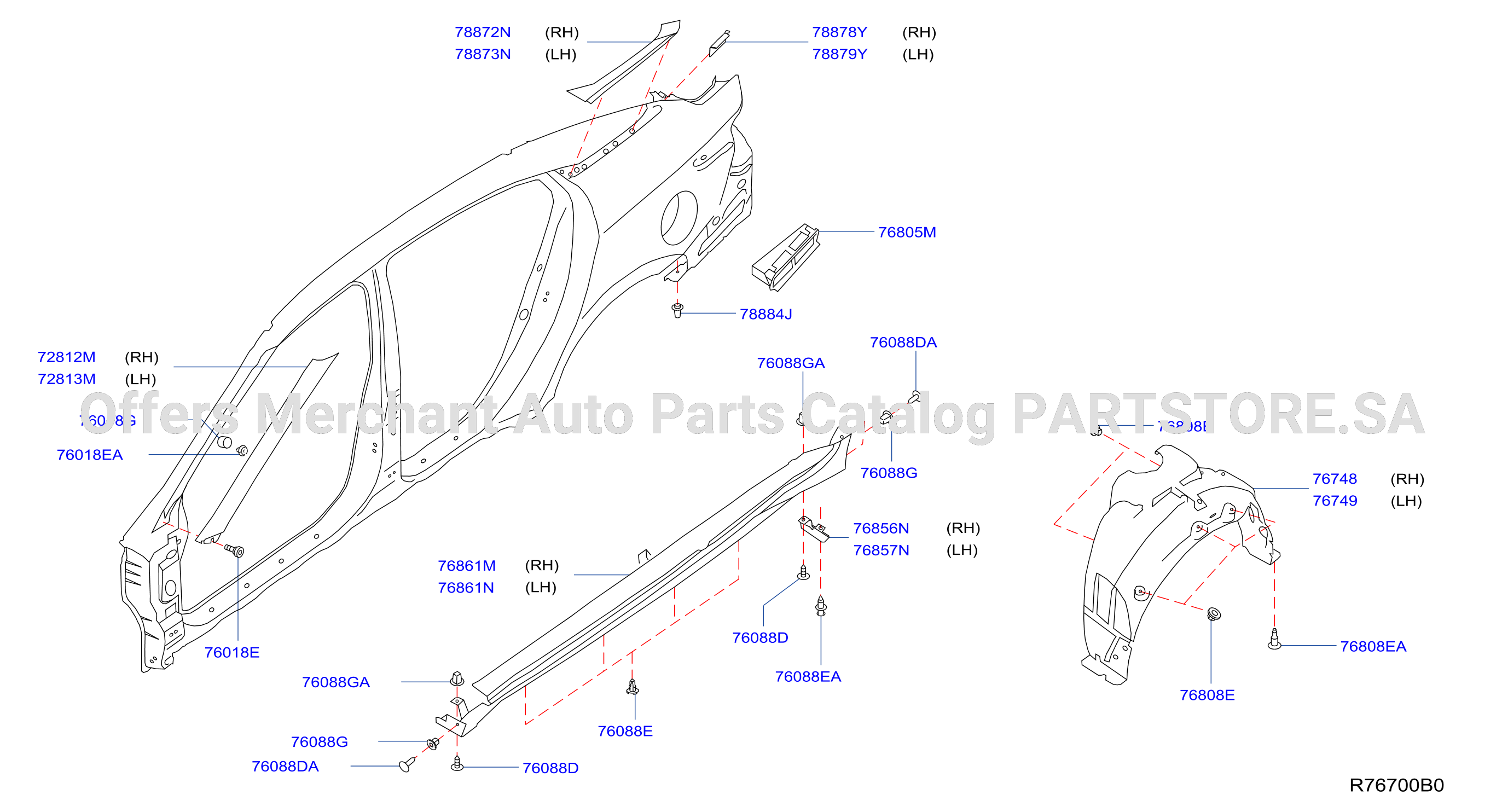 Body Side Fitting Body Side