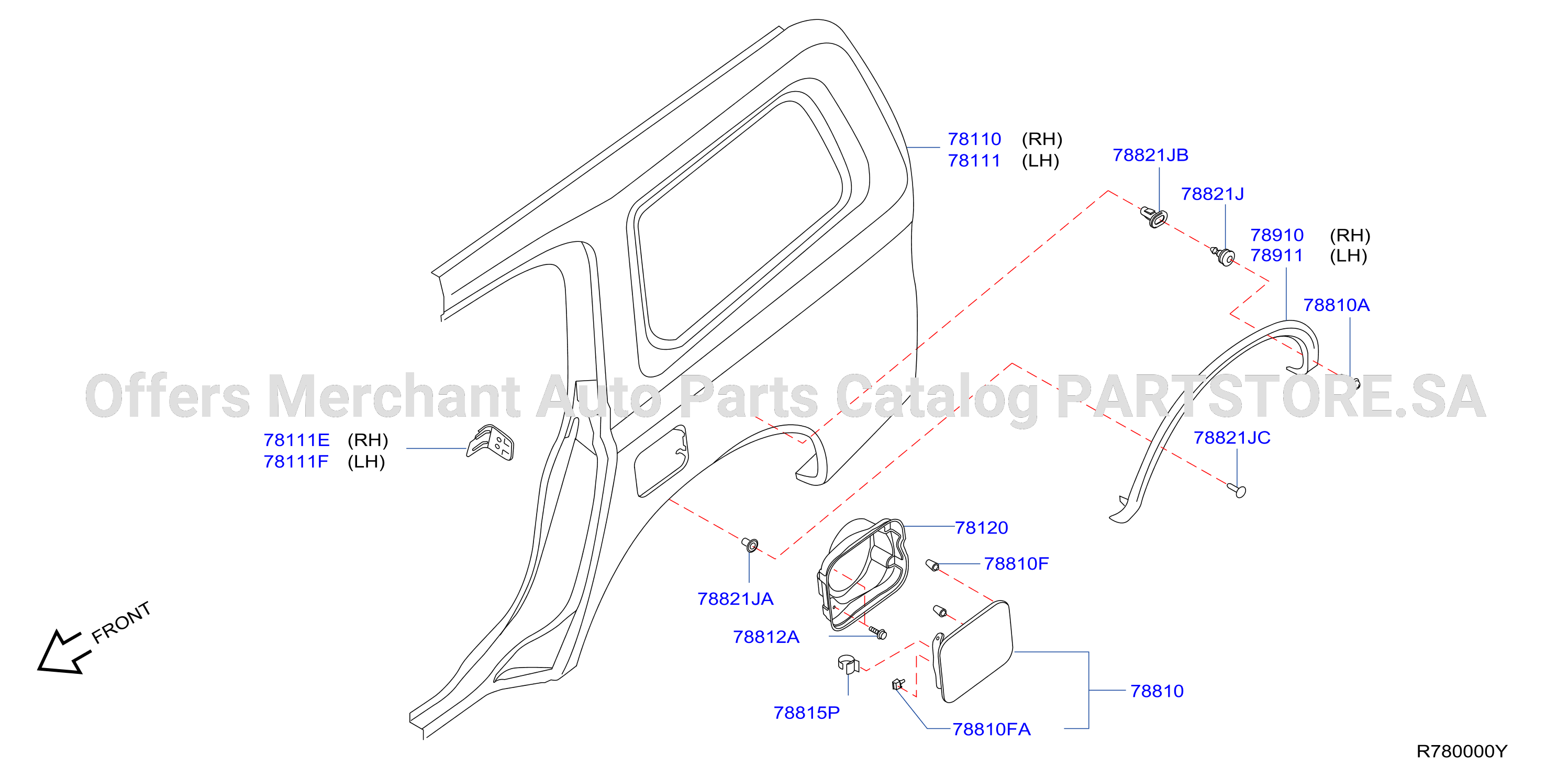 Rear Fender Fitting Rear Fender Fitting