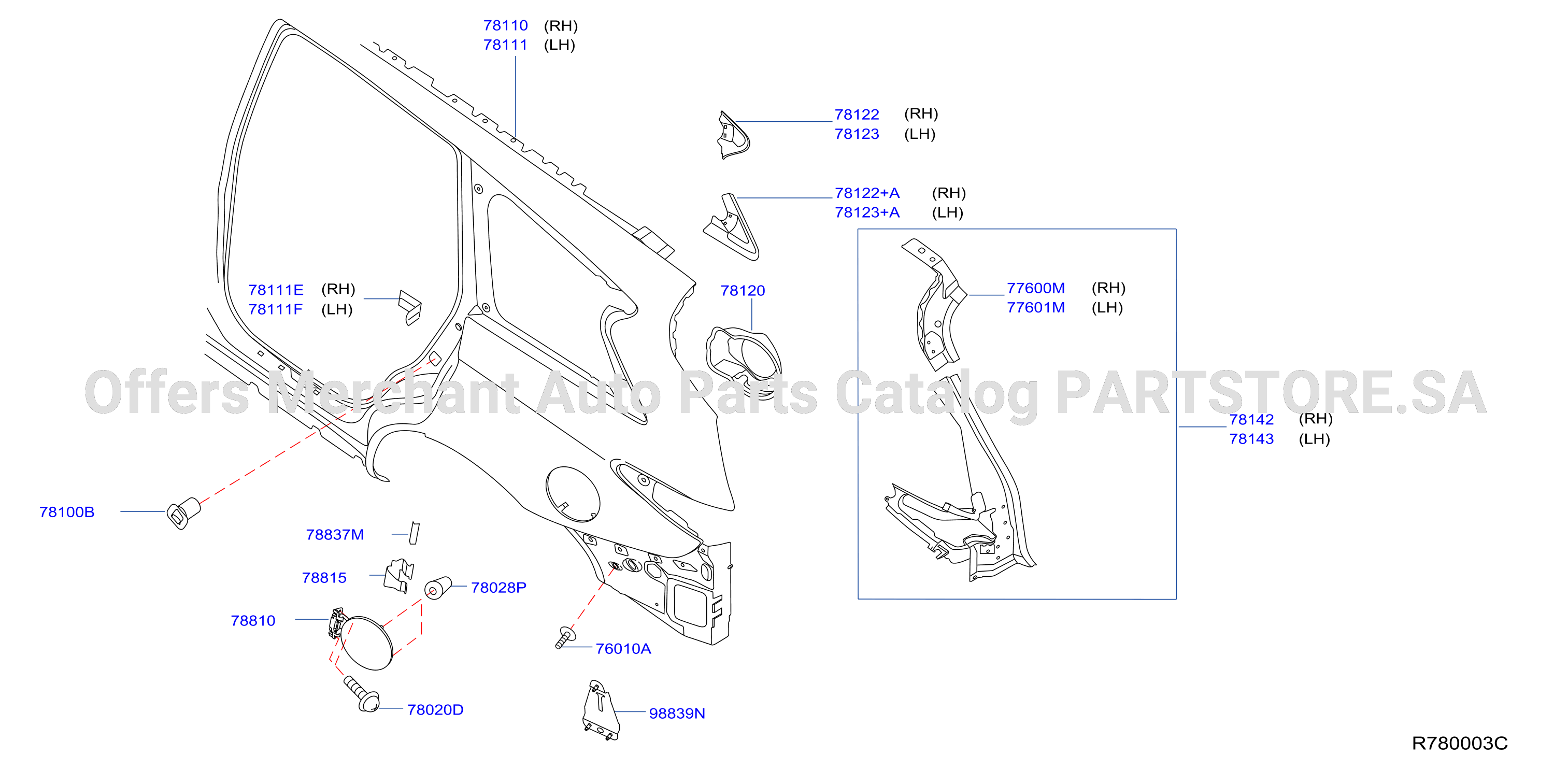 Rear Fender Fitting