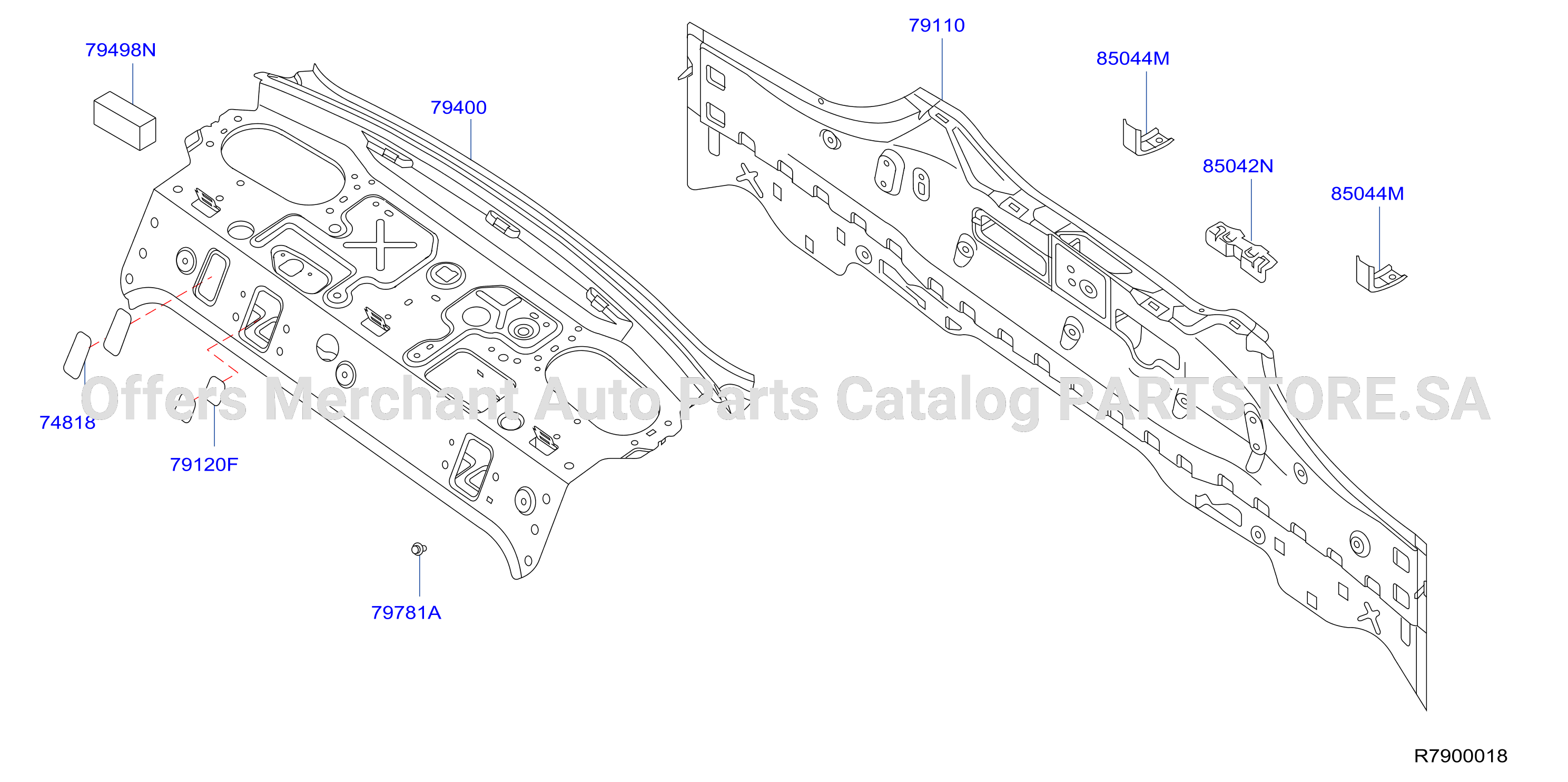 Rear Back Panel Fitting Rear Panel Fitting