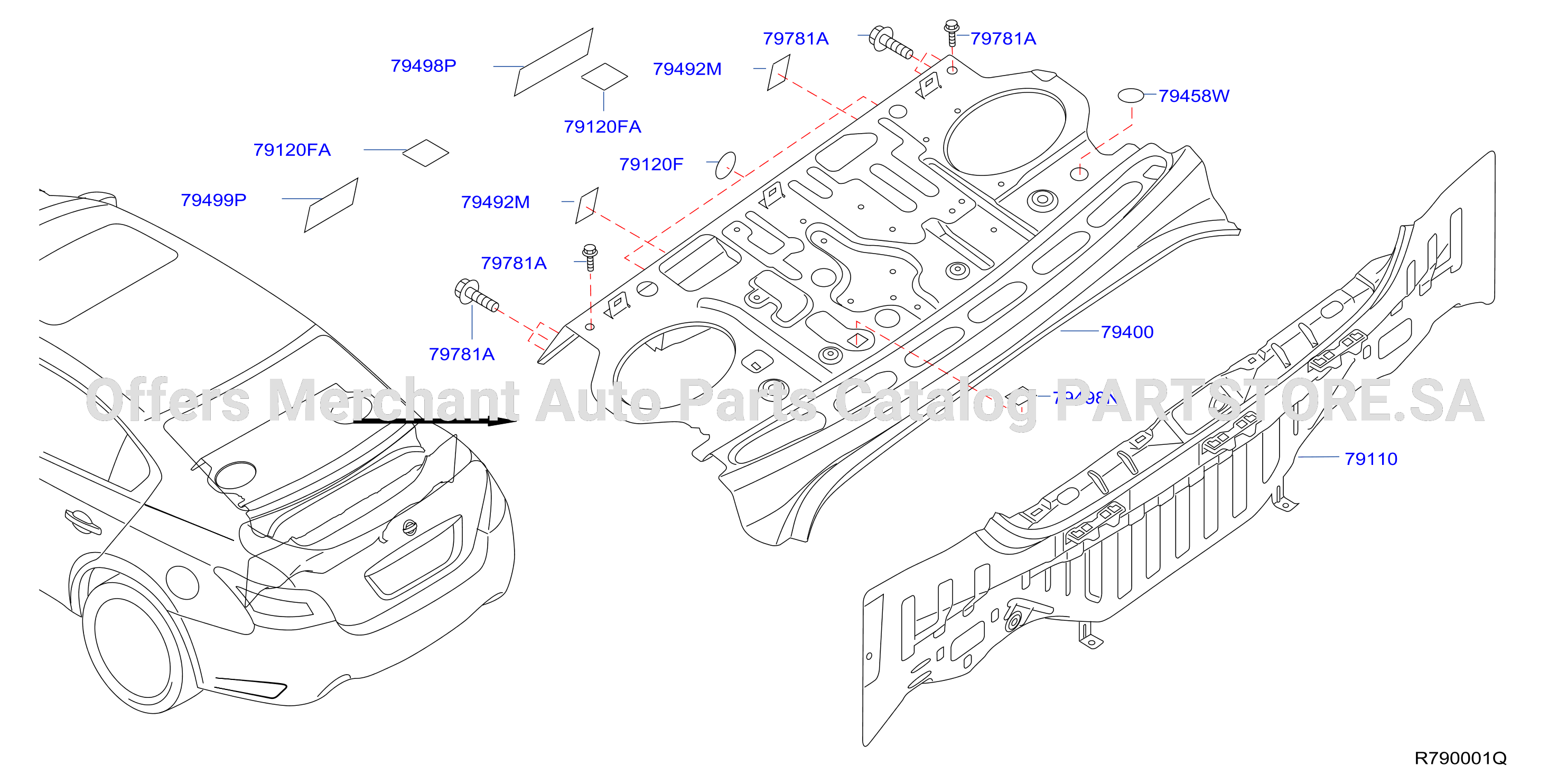 Rear Back Panel Fitting
