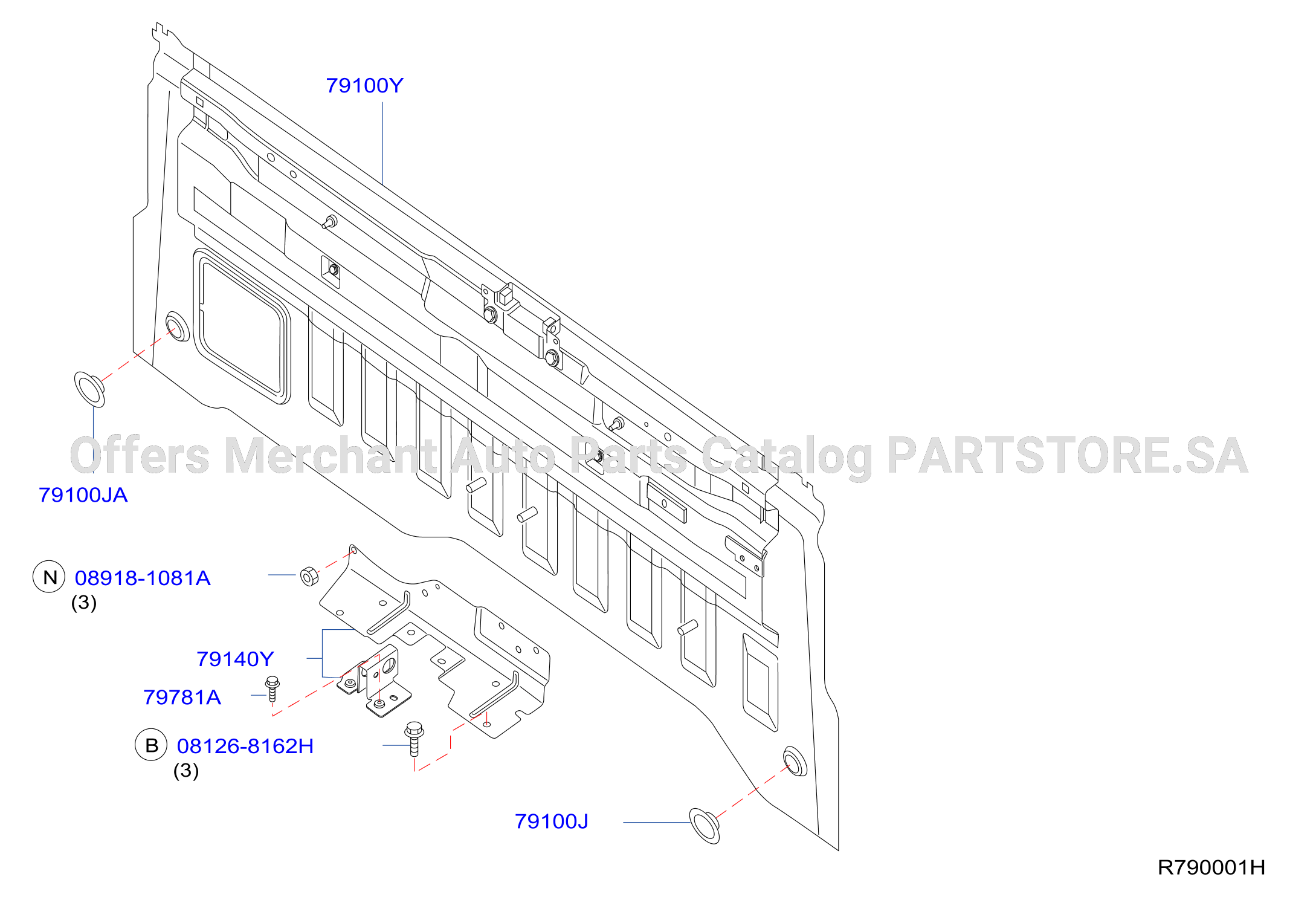 Rear Back Panel Fitting