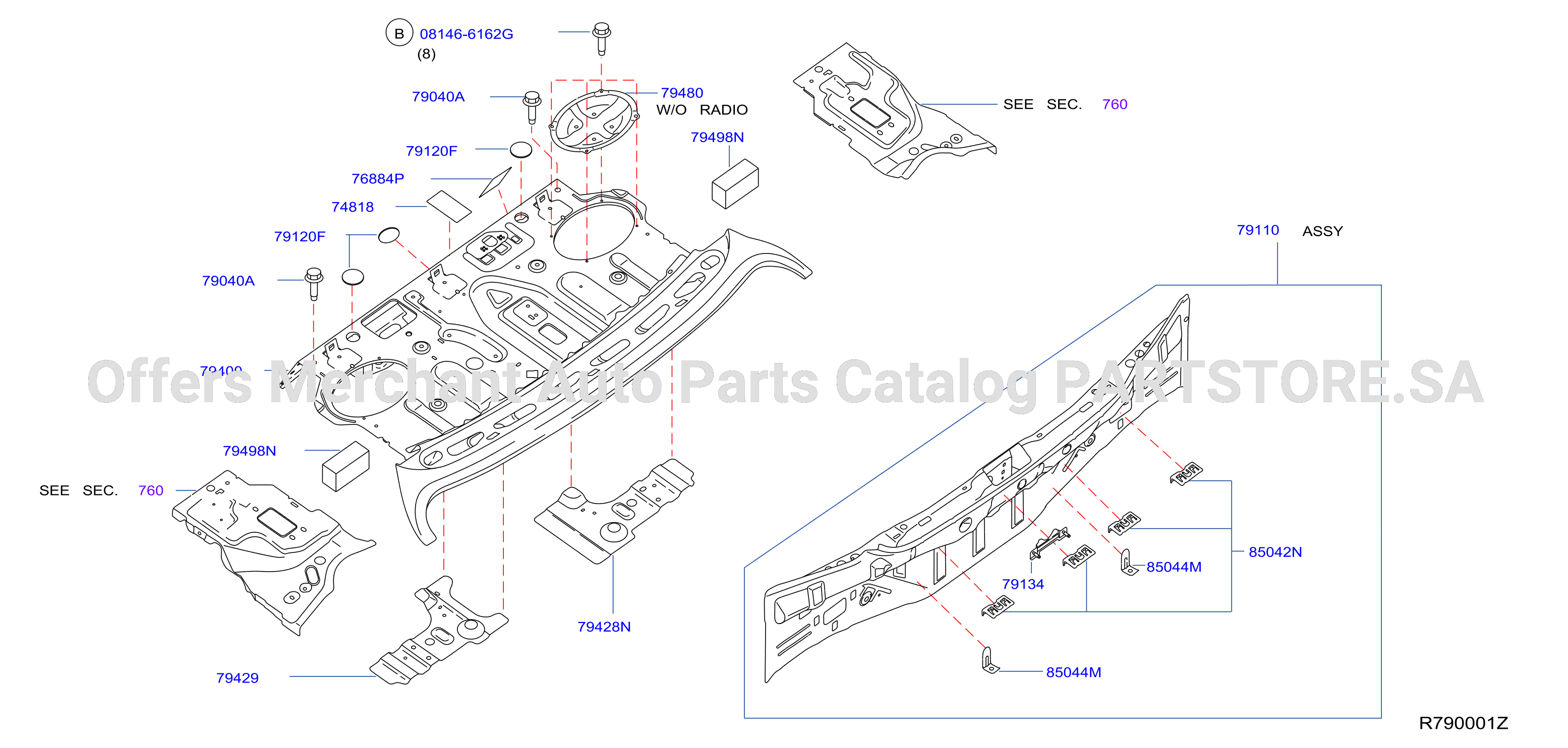 Rear Back Panel Fitting