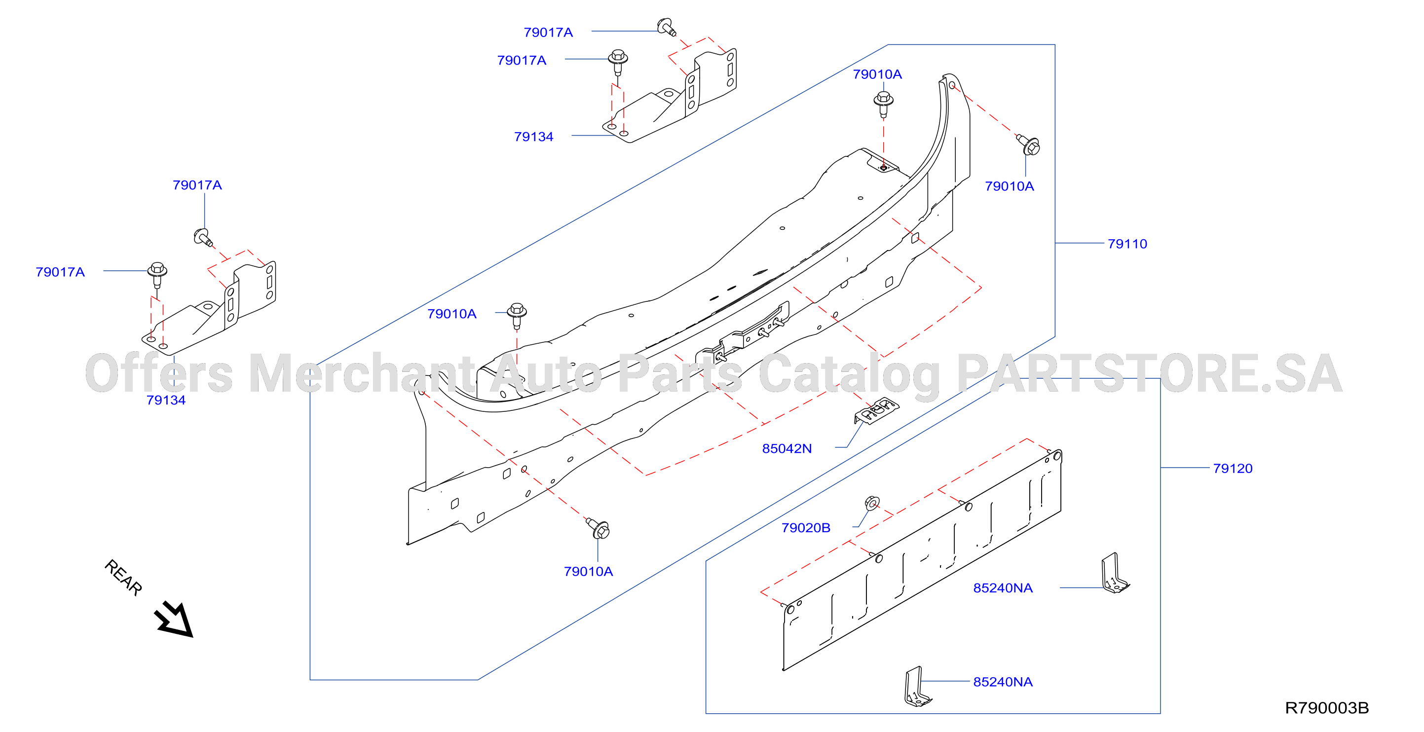 Rear Back Panel Fitting