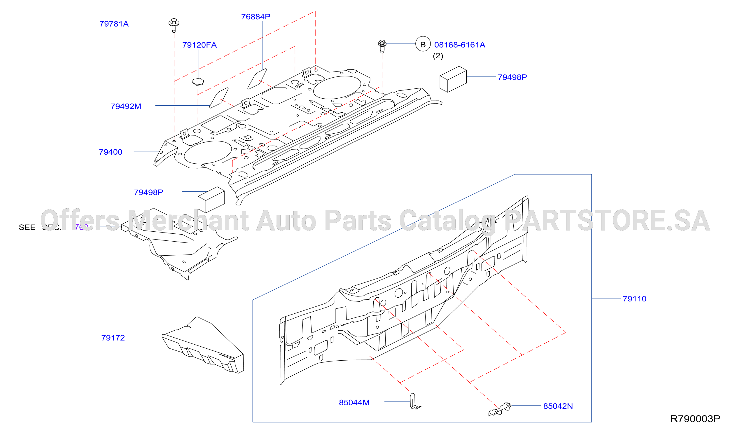 Rear Back Panel Fitting