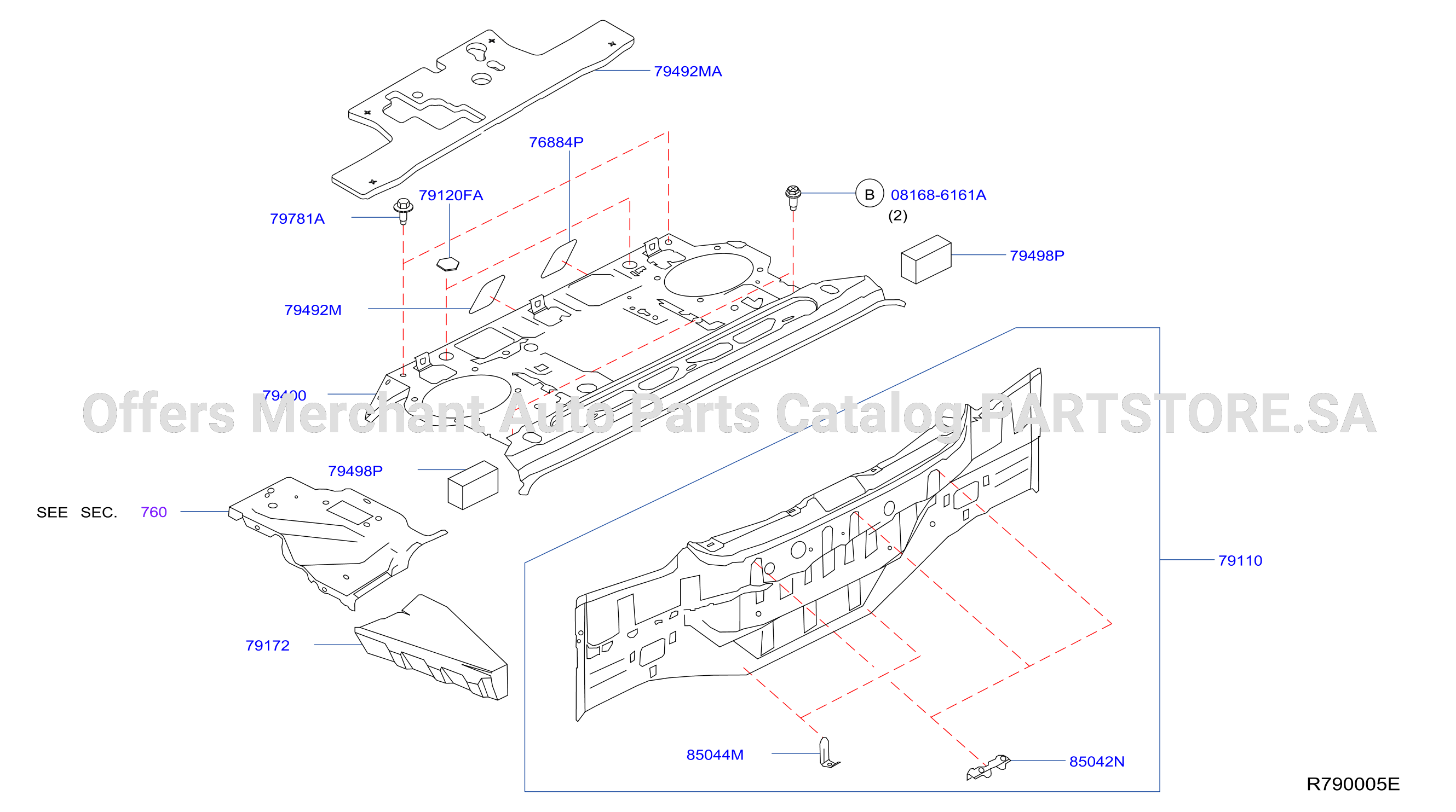 Rear Back Panel Fitting