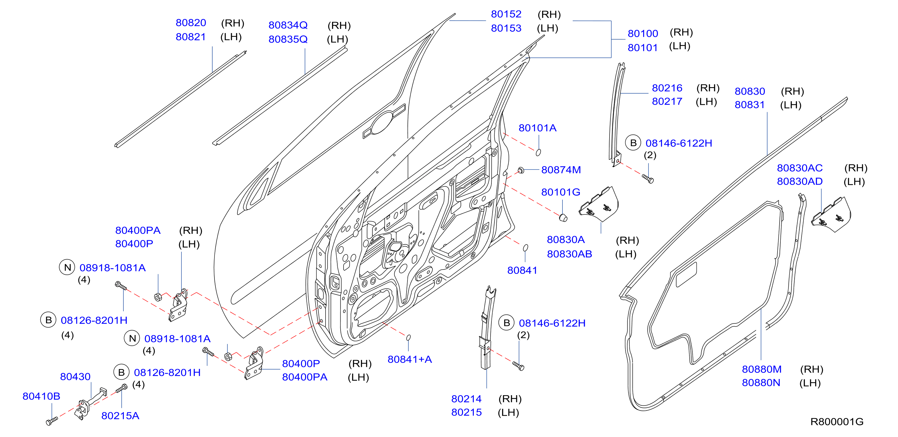 Front Door Panel Fitting