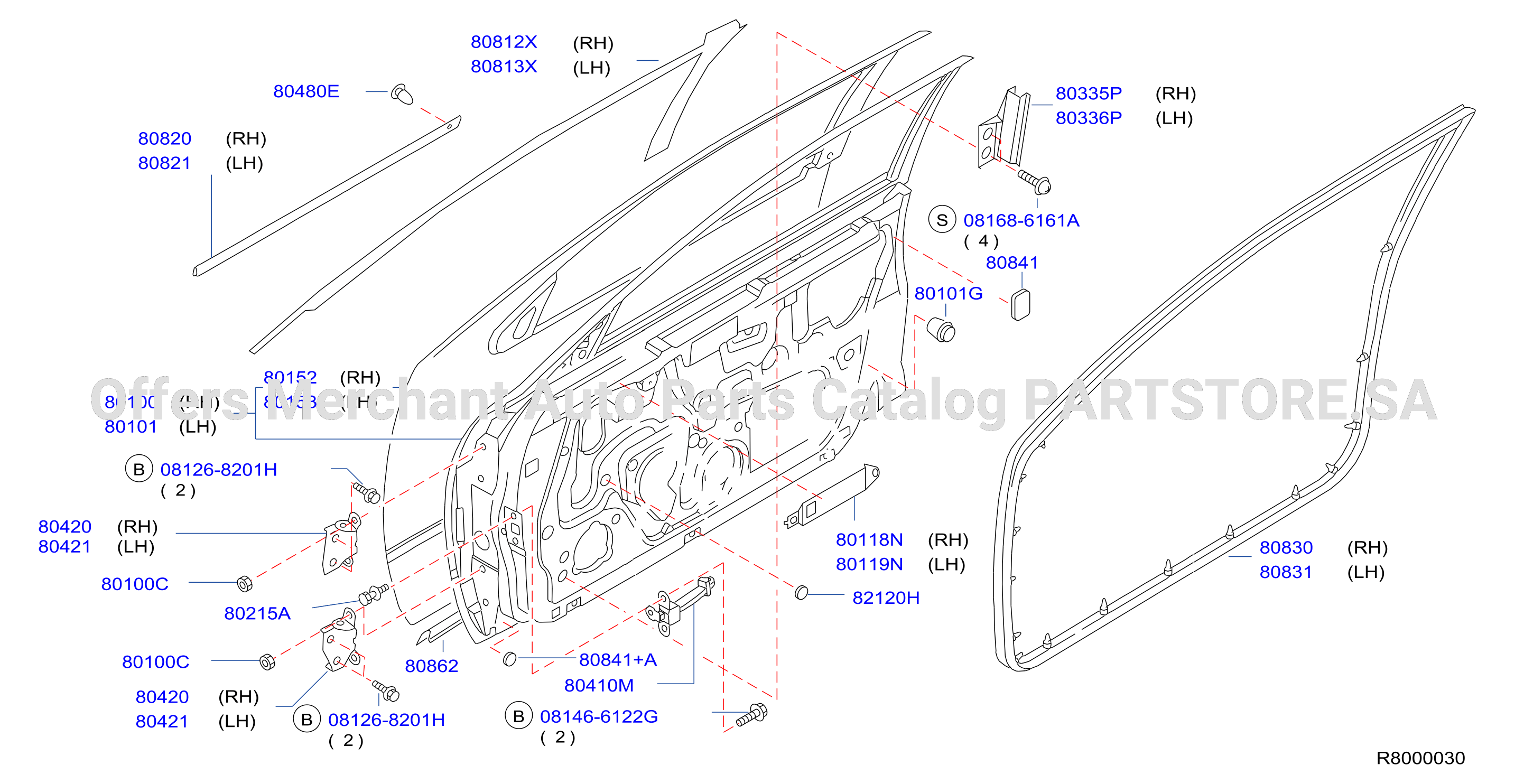 Front Door Panel Fitting