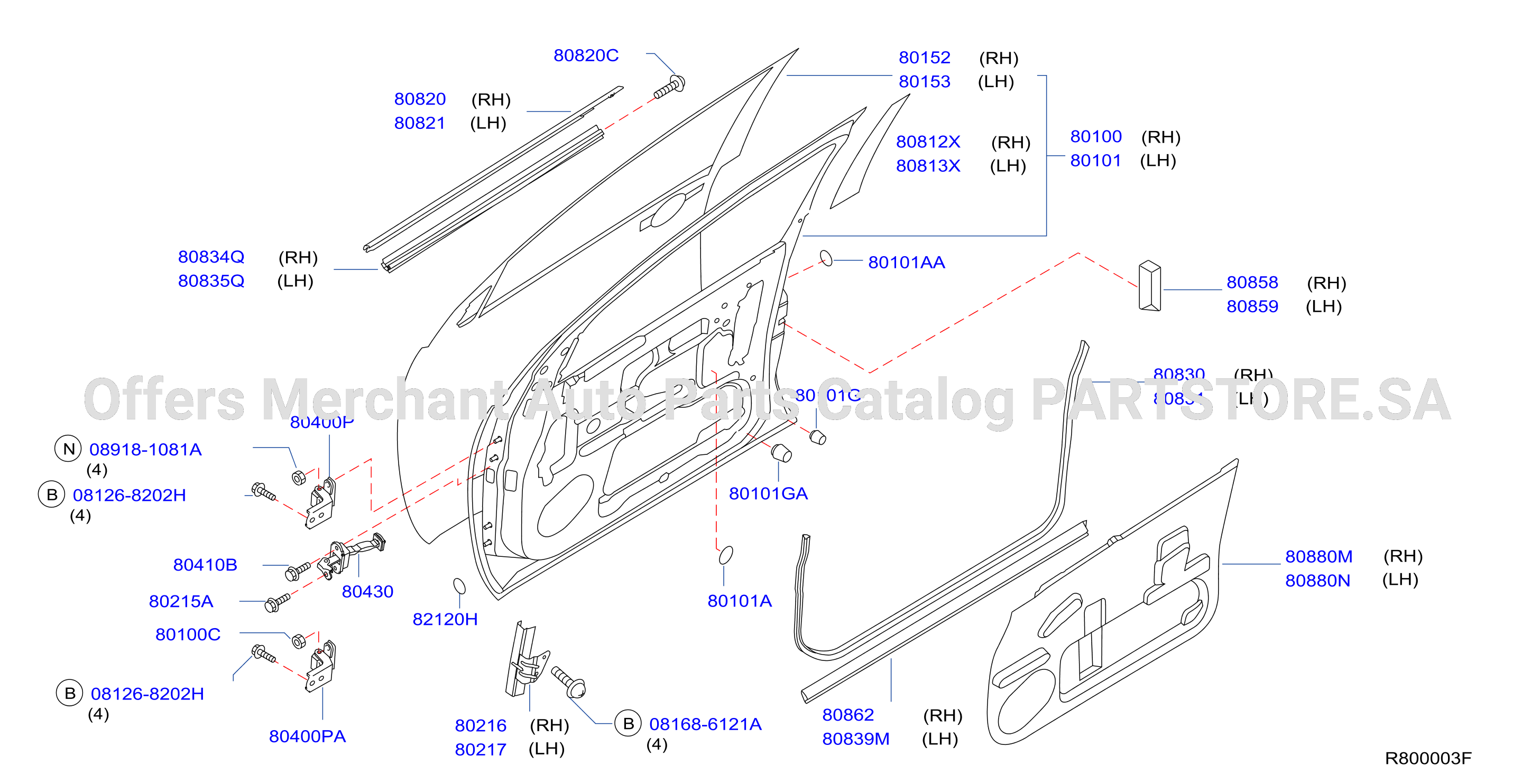 Front Door Panel Fitting