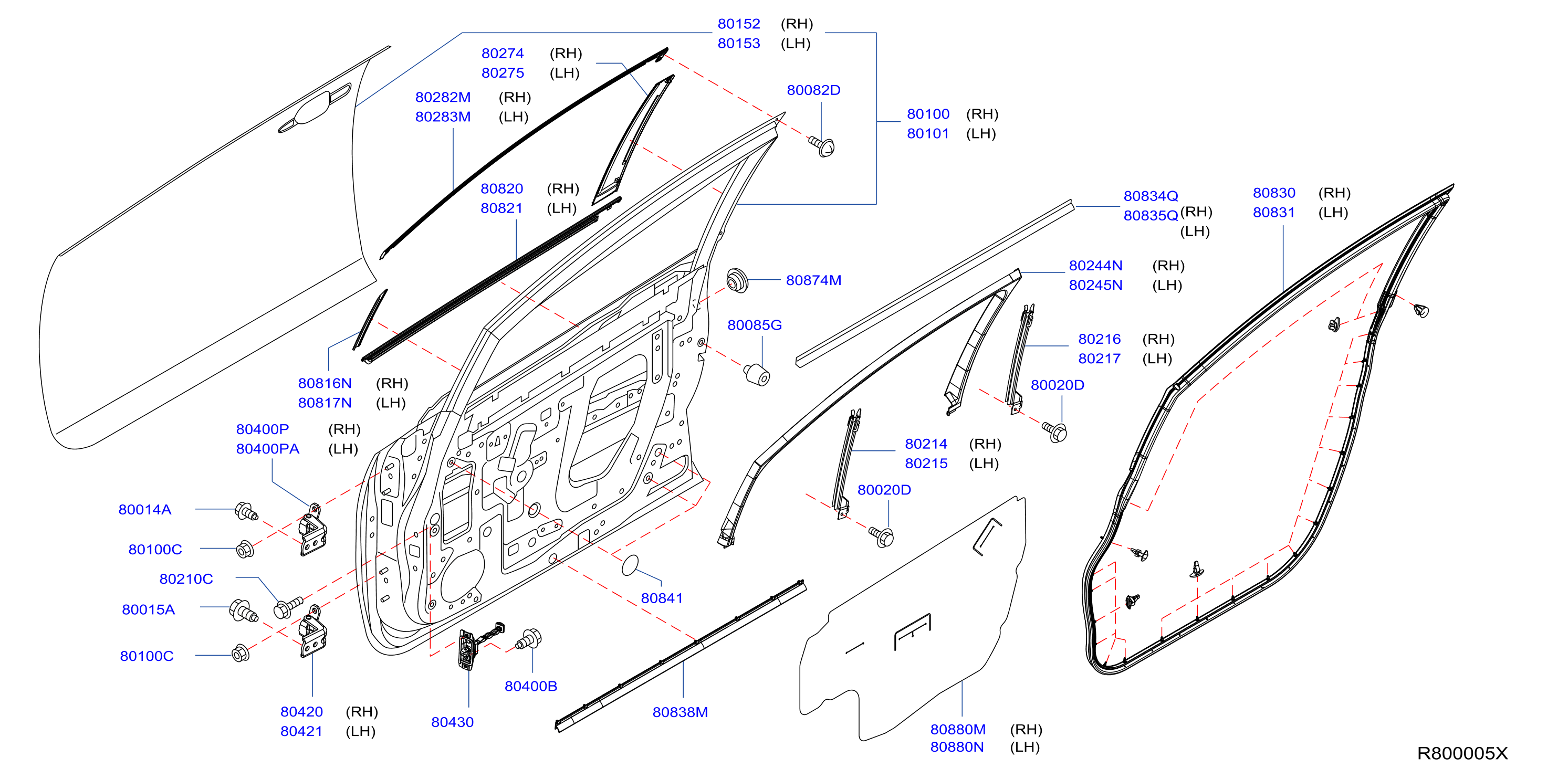 Front Door Panel Fitting