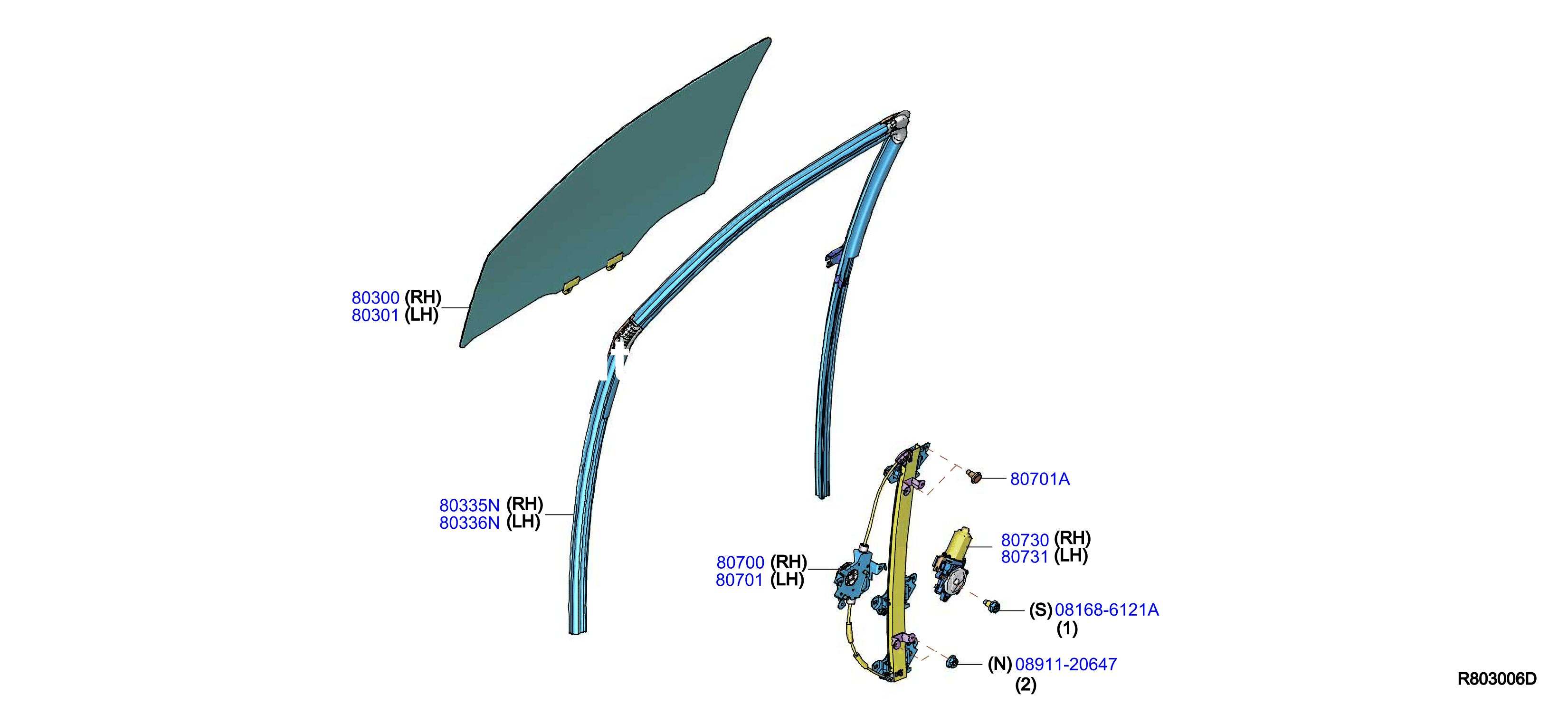 Front Door Window Regulator