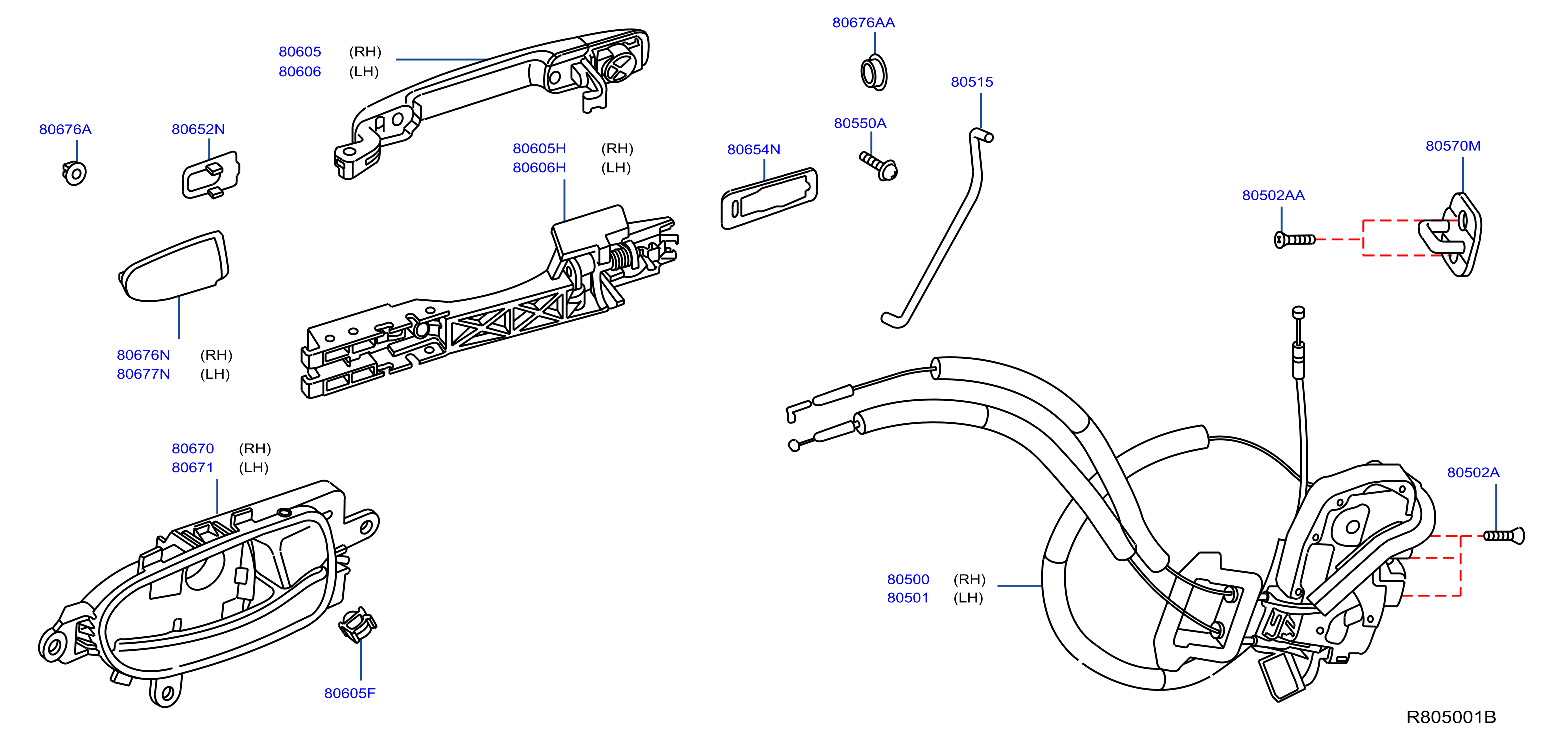 Front Door Lock Handle
