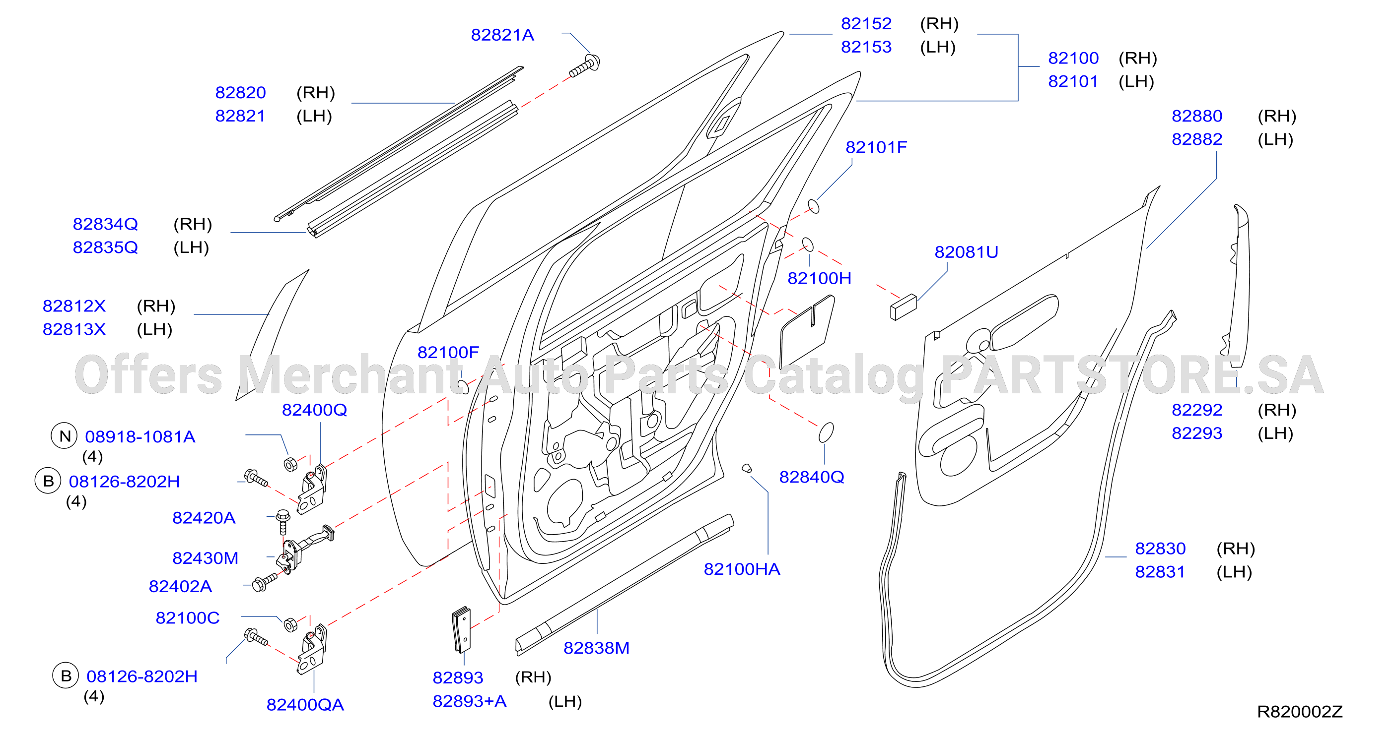 Rear Door Panel Fitting