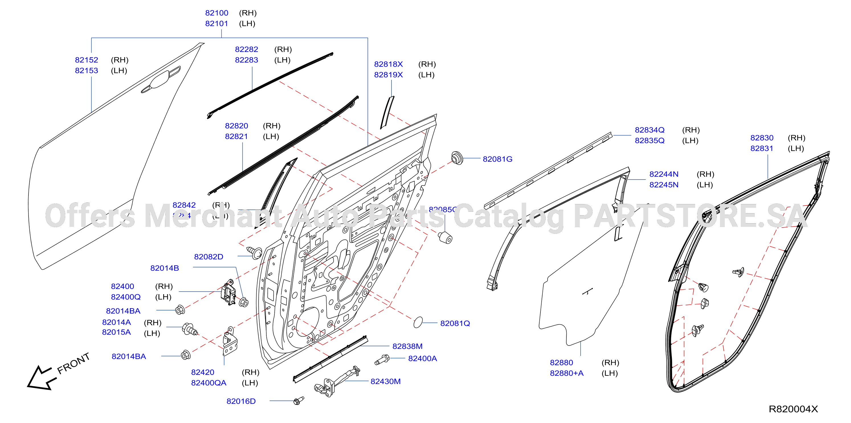 Rear Door Panel Fitting