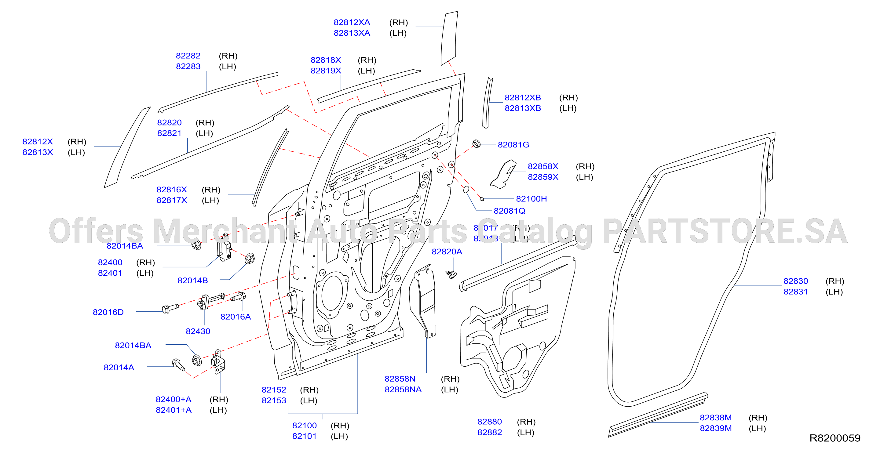Rear Door Panel Fitting