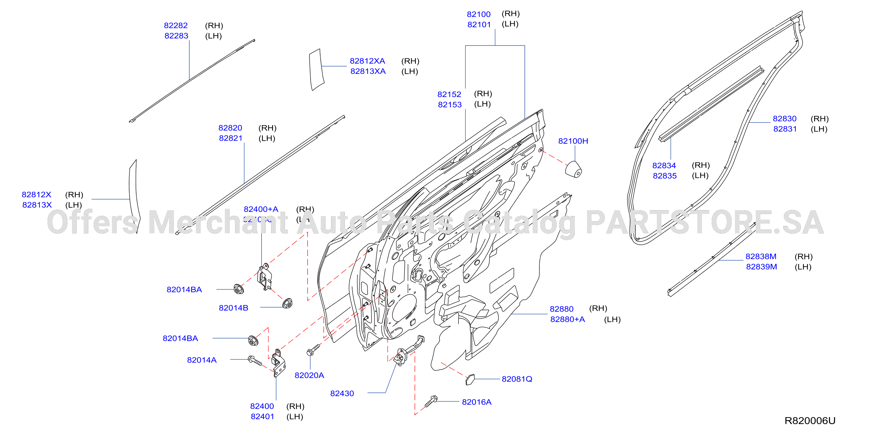 Rear Door Panel Fitting Rear Door Panel Ftting