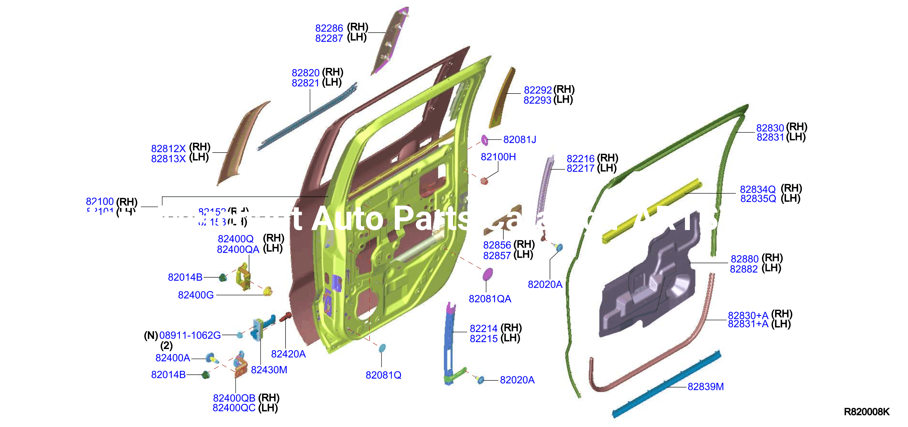 Rear Door Panel Fitting