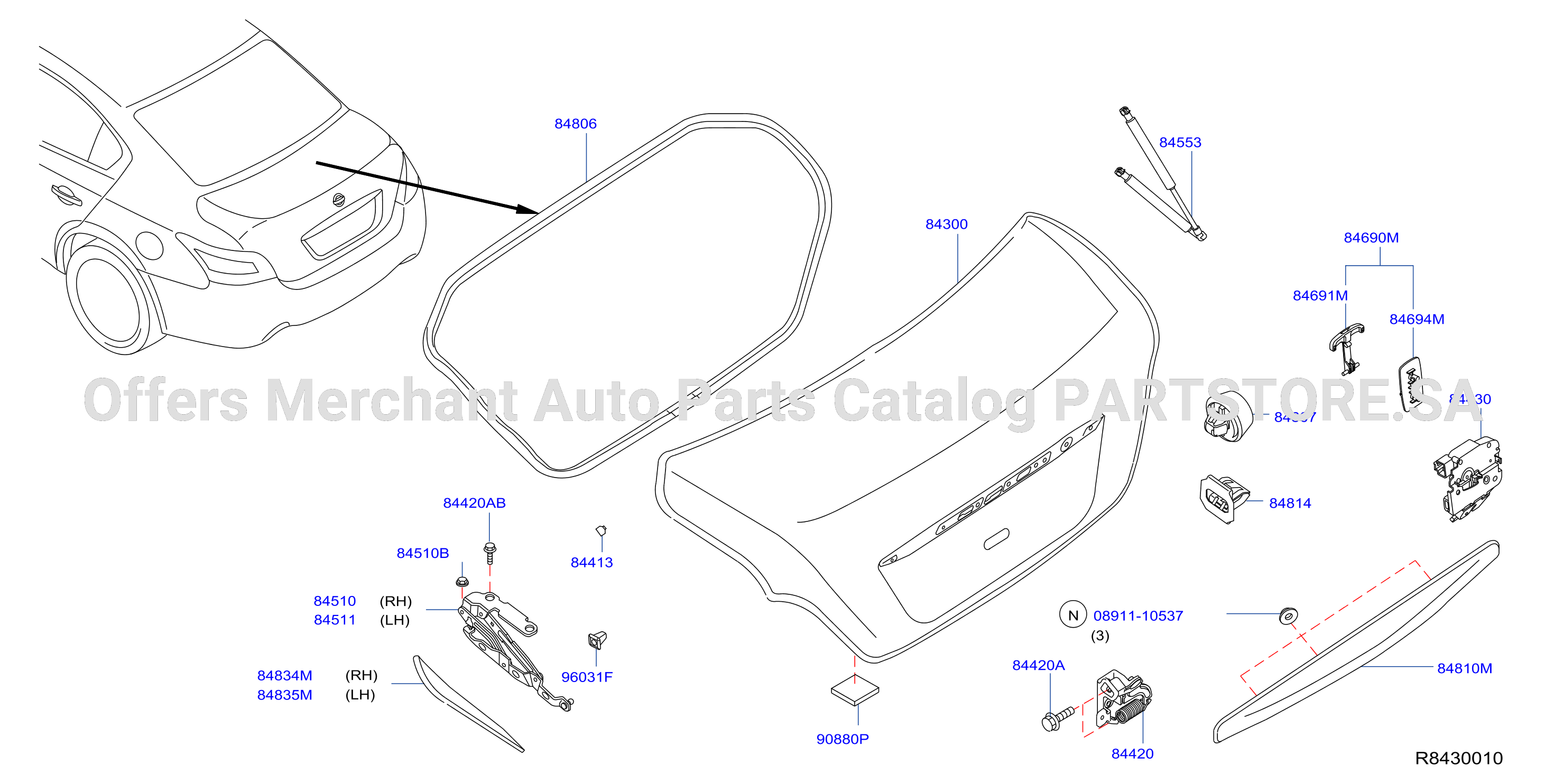Trunk Lid Fitting