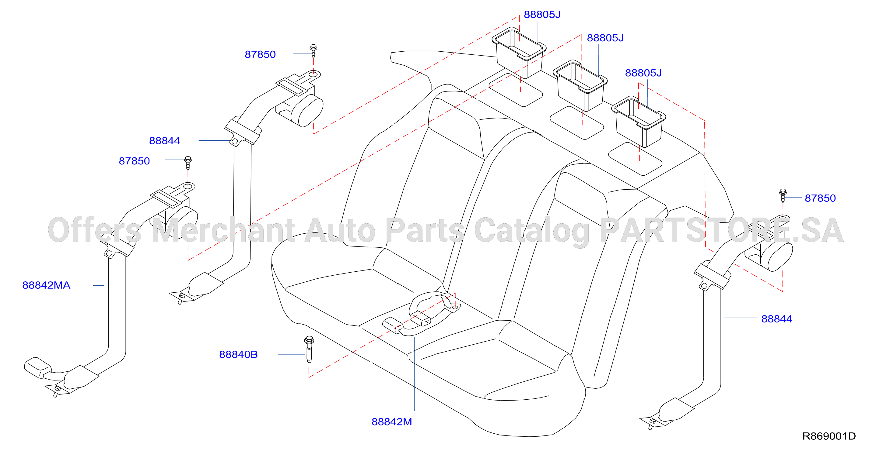 Rear Seat Belt