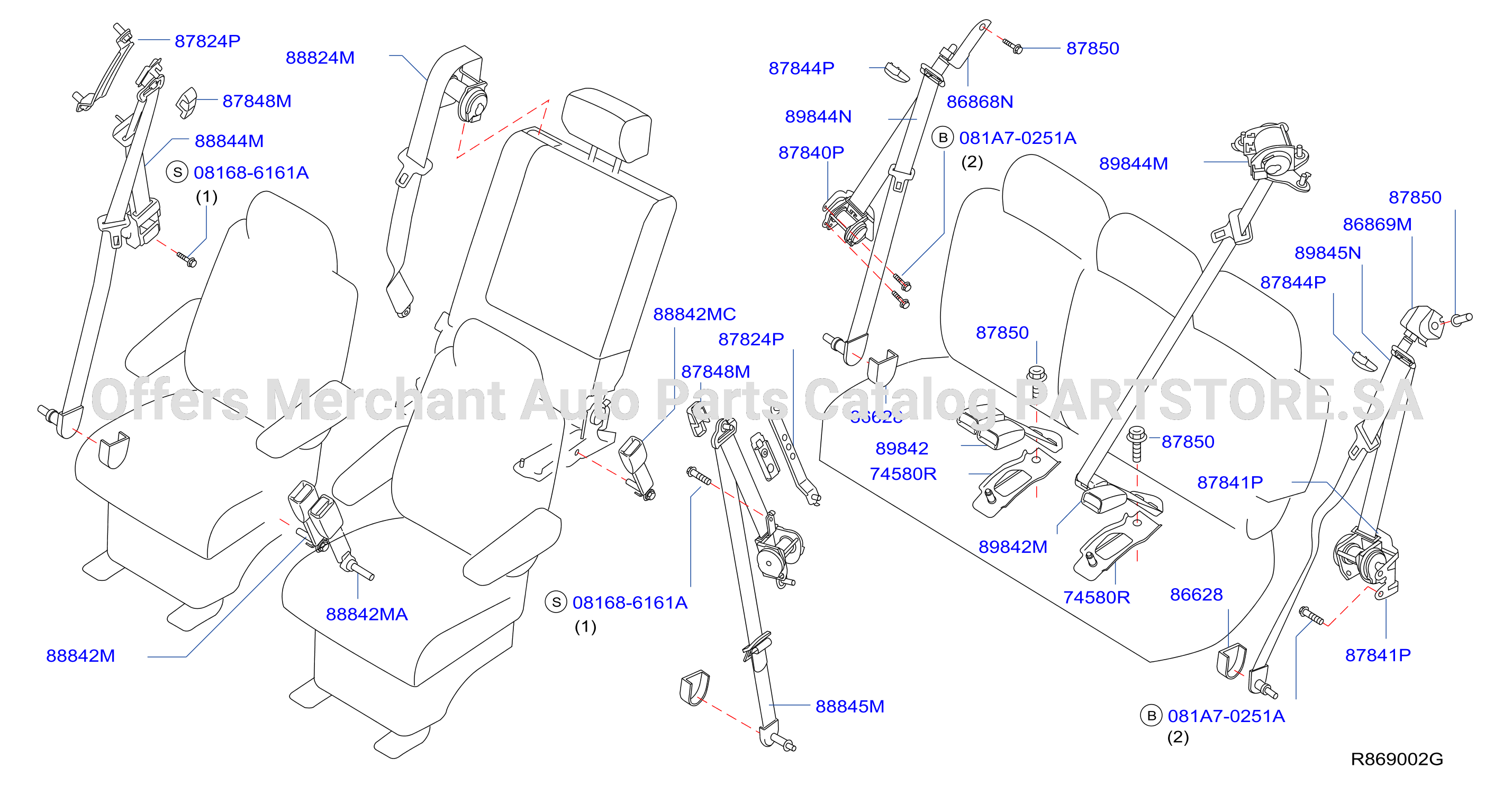 Rear Seat Belt