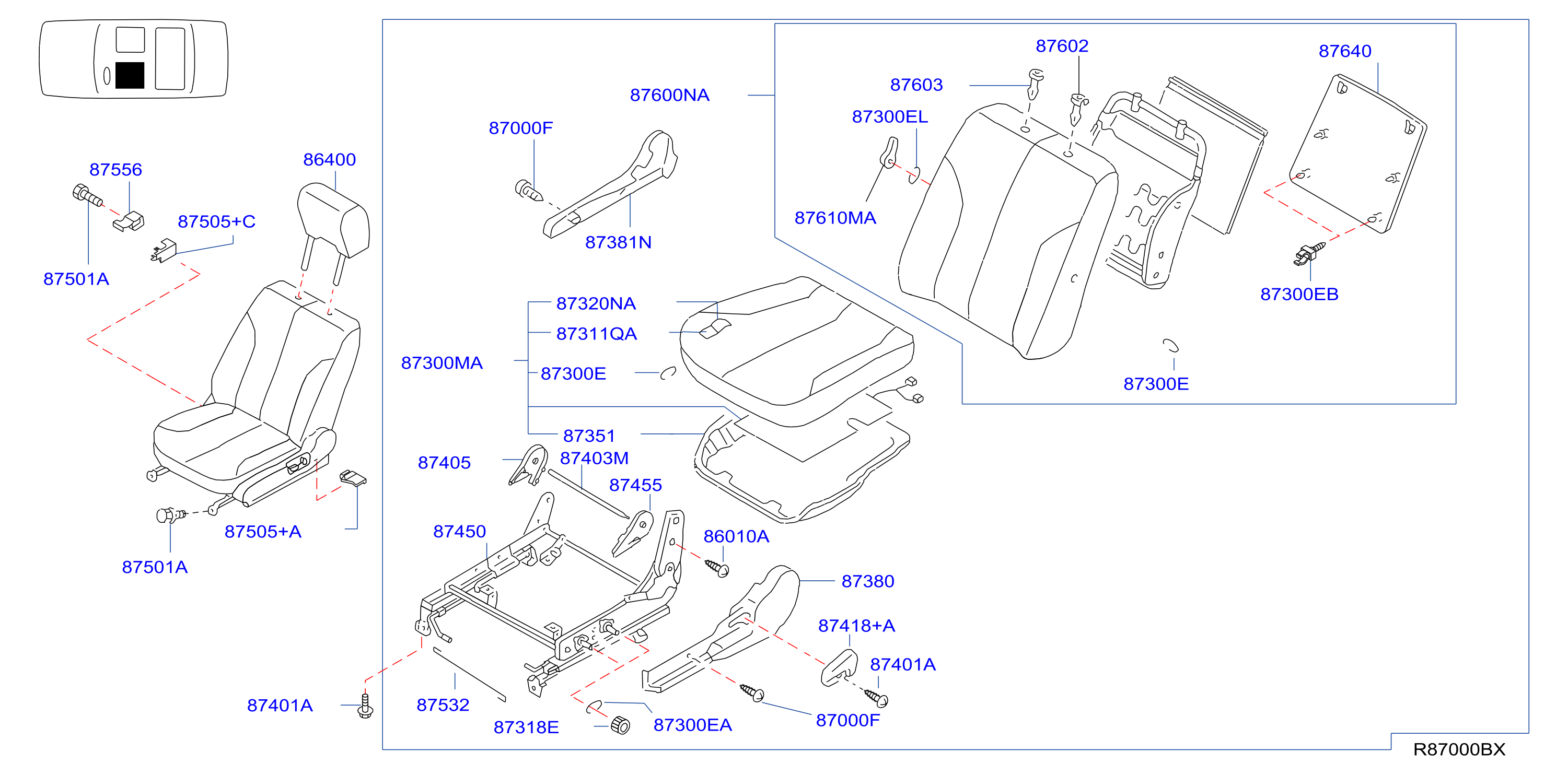 Front Seat Lh Manual Seat