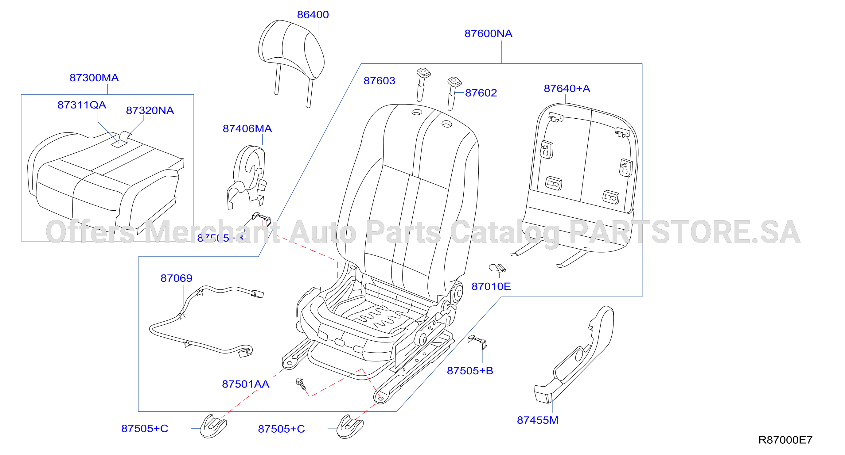 Front Seat Lh Seat Manual