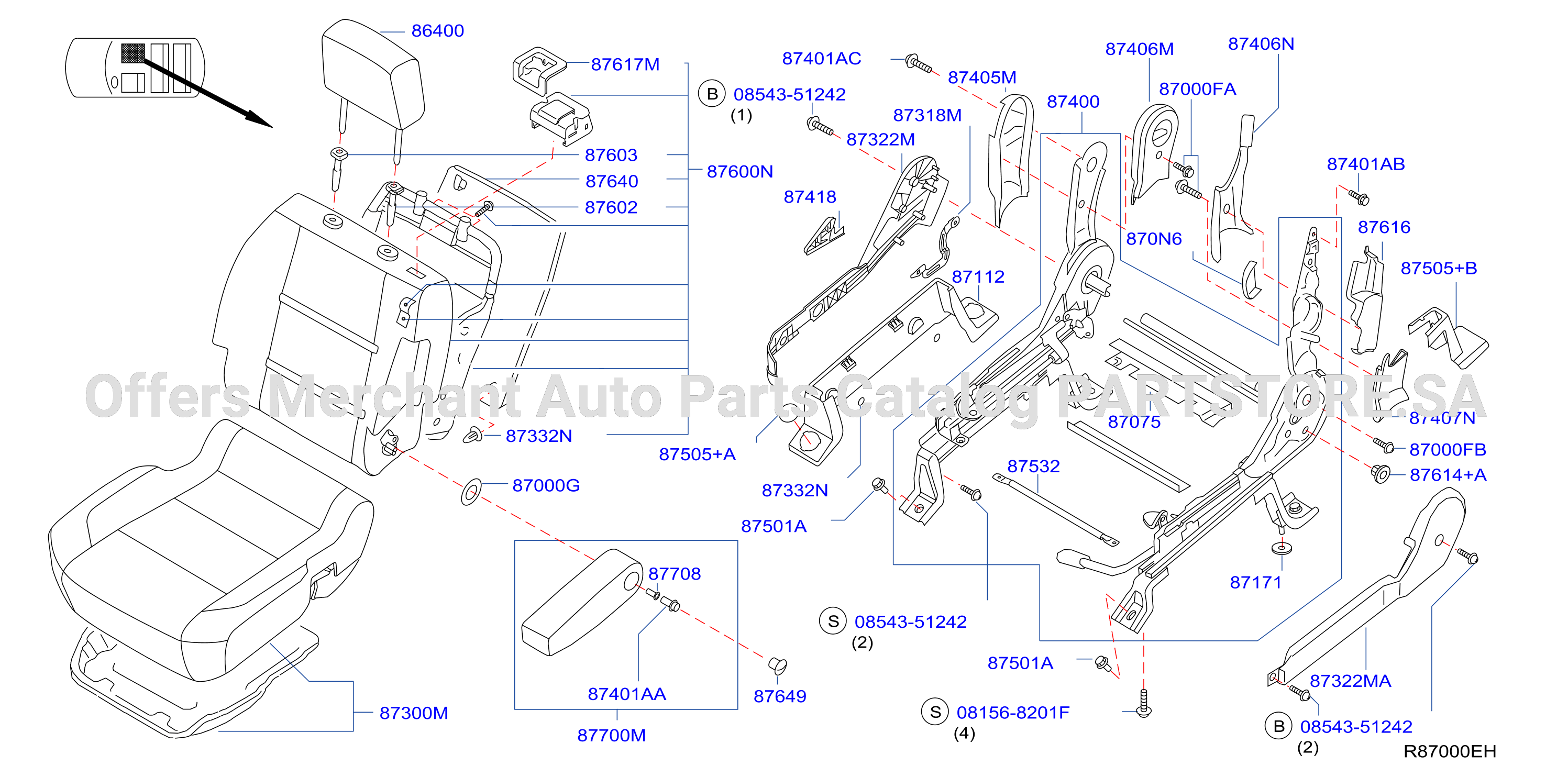 Front Seat Rh Seat Manual