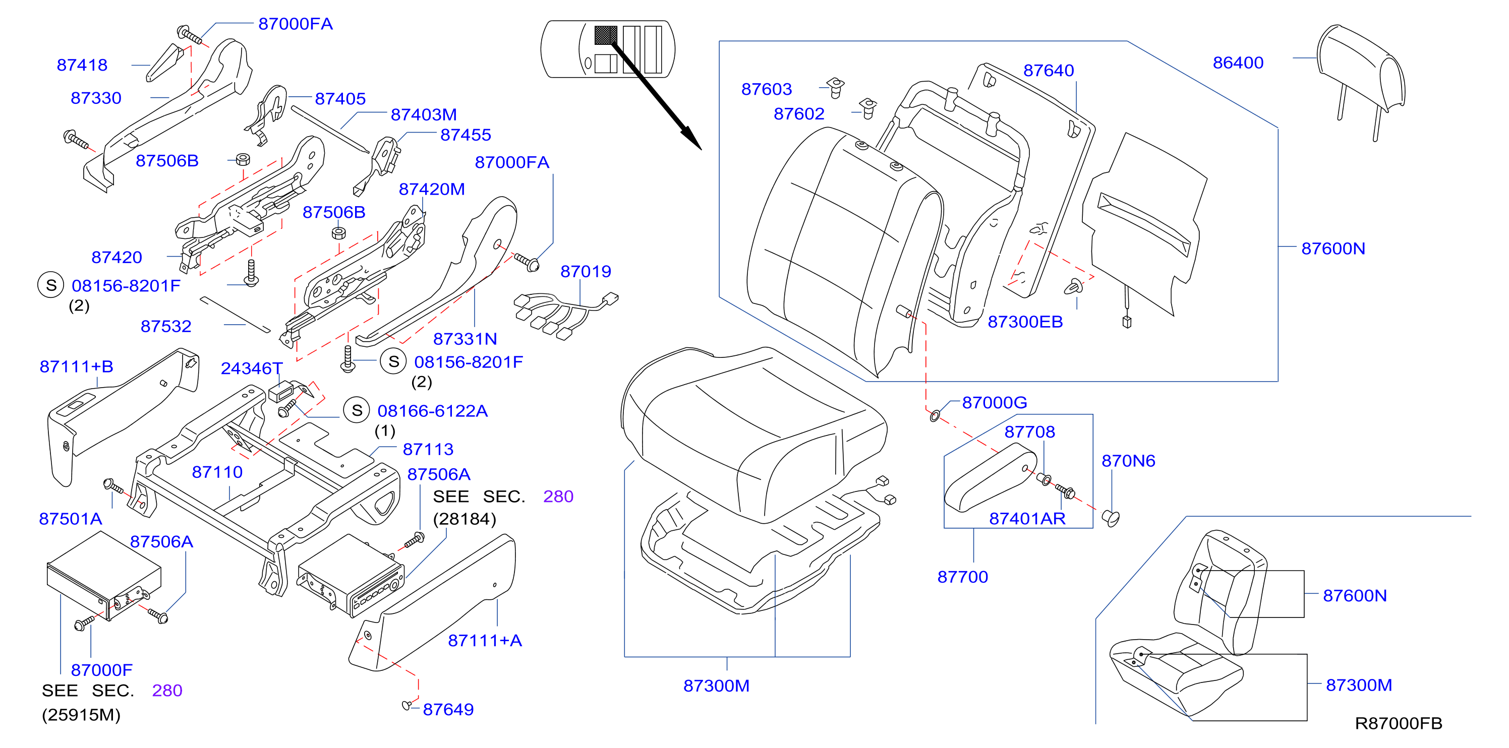 Front Seat Rh Seat Manual