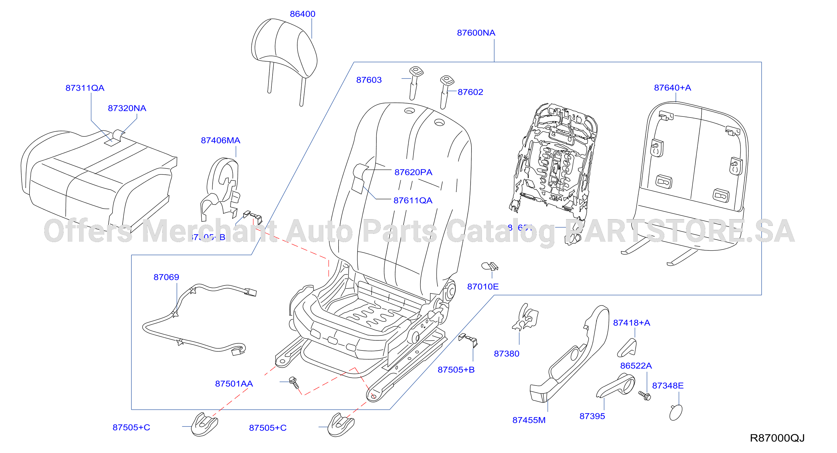 Front Seat Lh Seat Manual