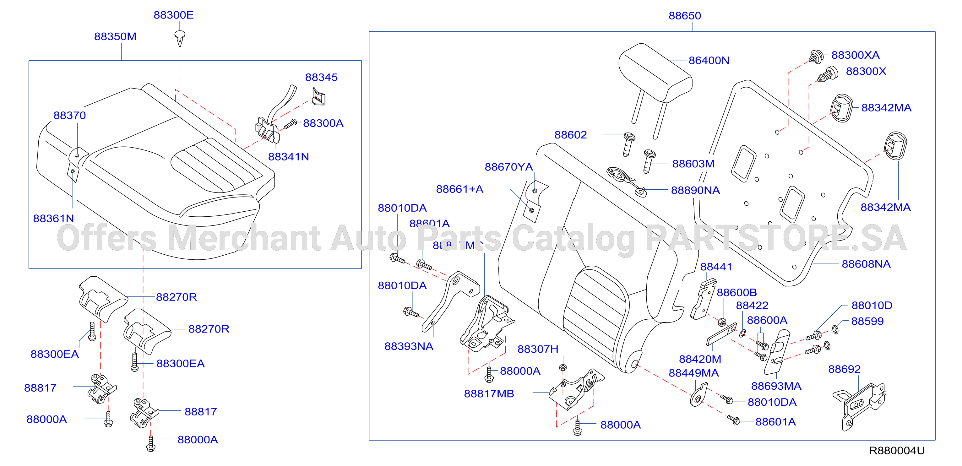 Rear Seat Lh
