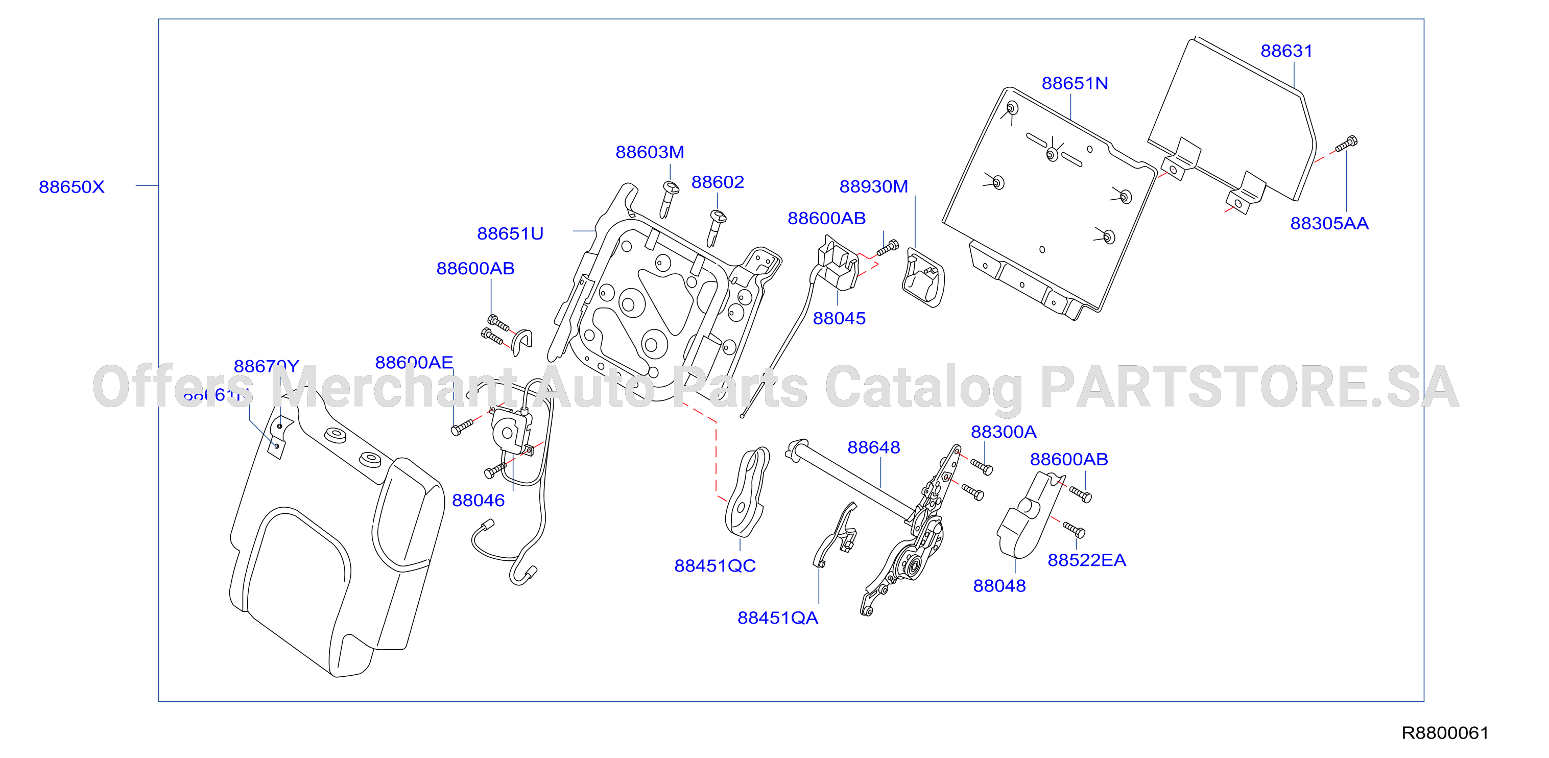 Rear Seat Lh Seat Back