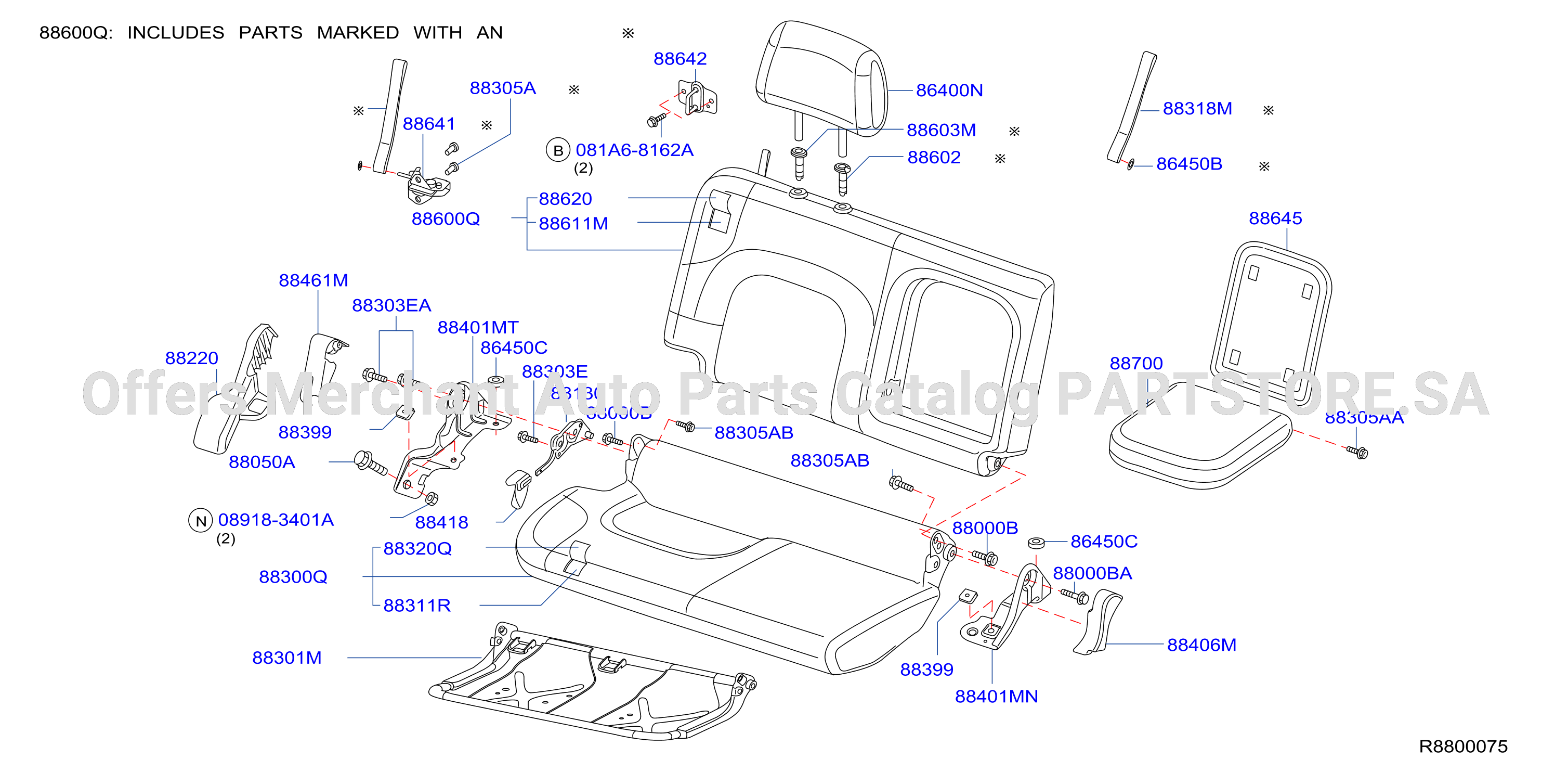 Rear Seat Crew C