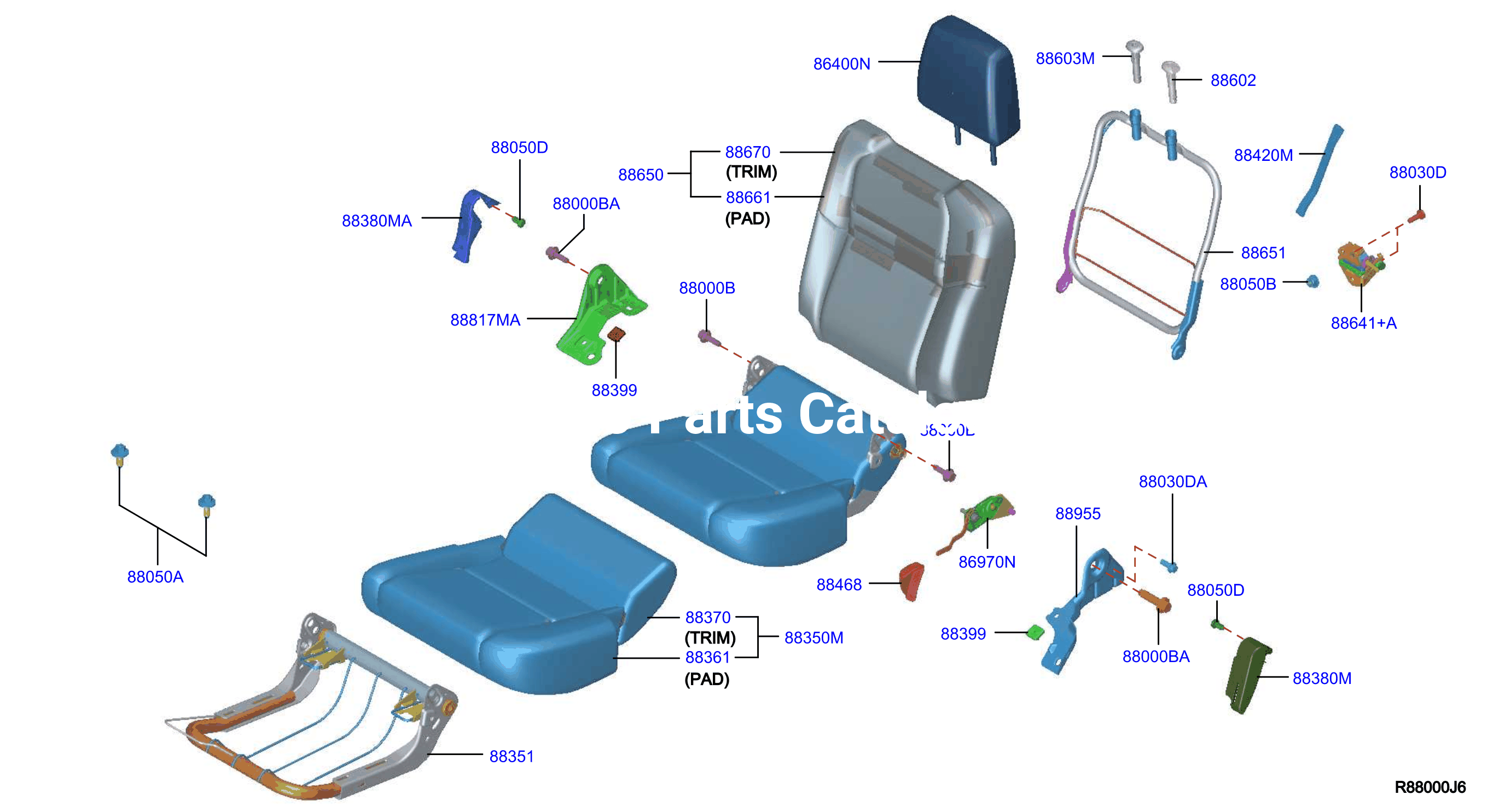 Rear Seat 2Nd Row Kc Lh