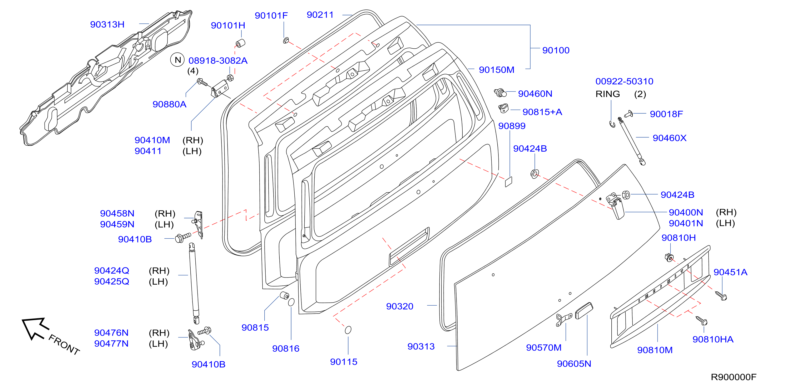 Back Door Panel Fitting