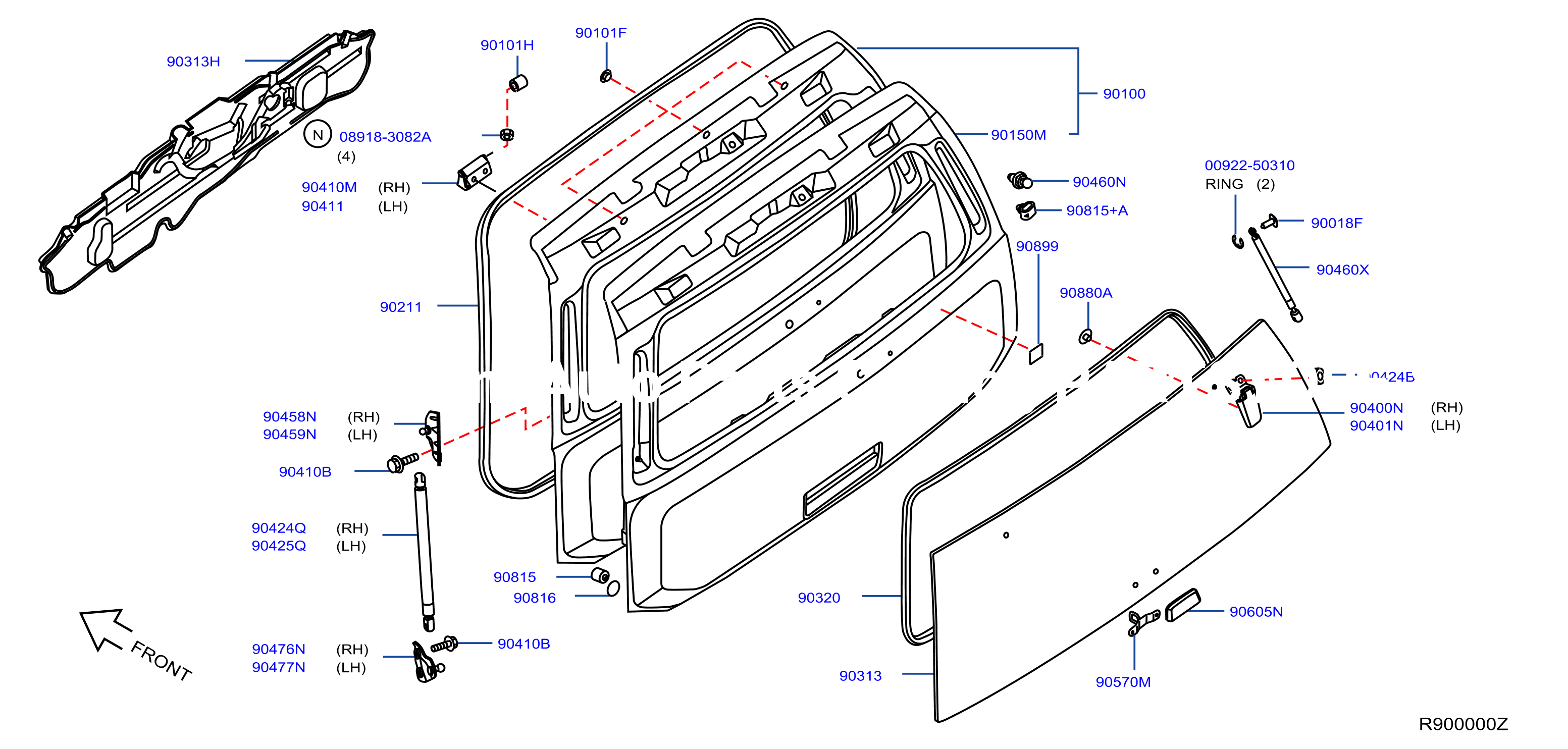 Back Door Panel Fitting