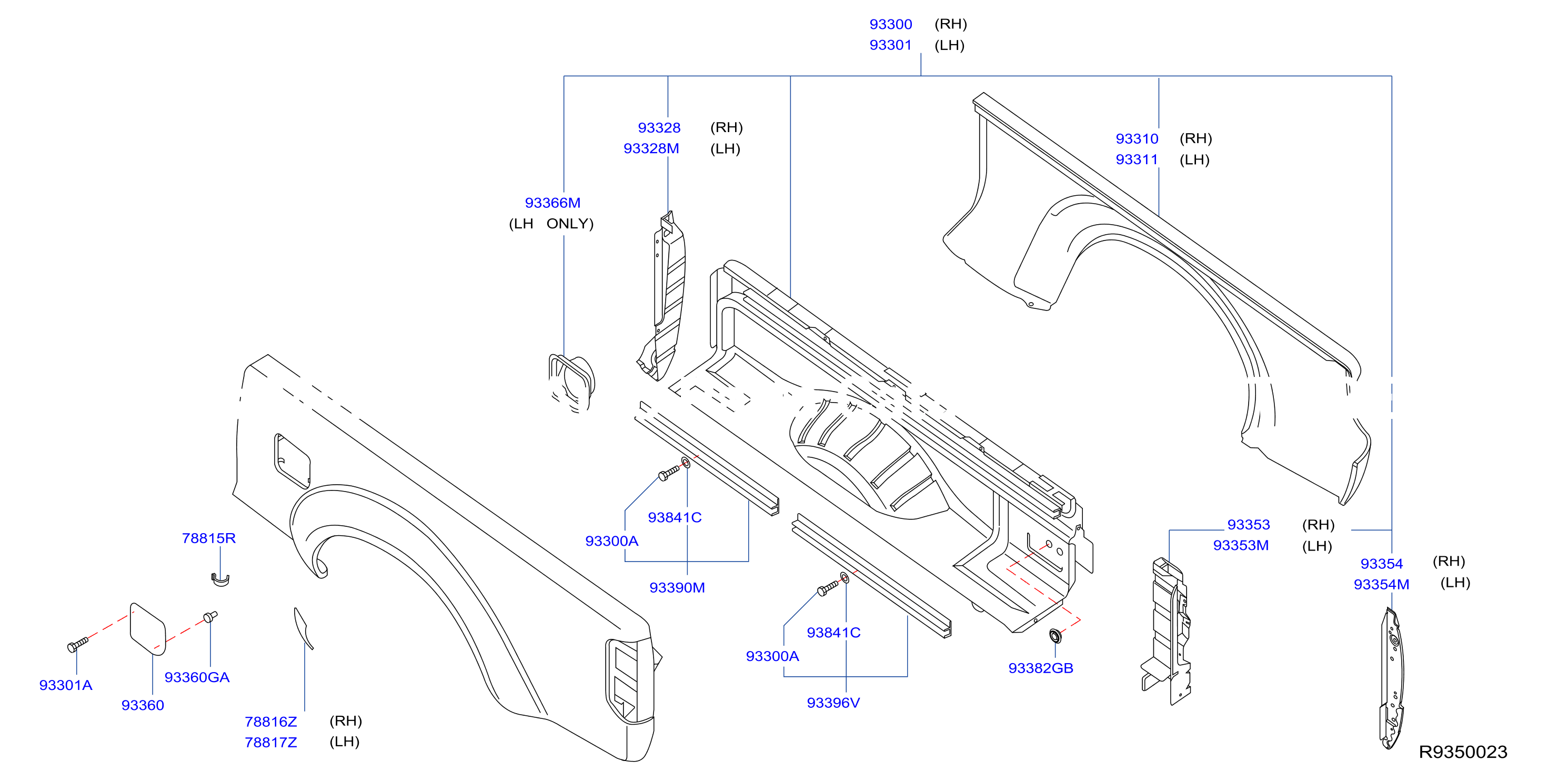Rear Body Side Gate Fitting