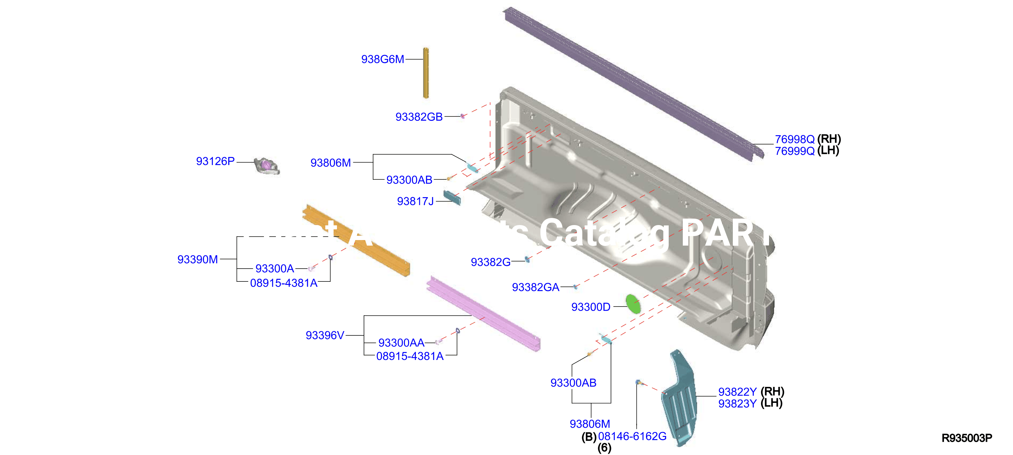 Rear Body Side Gate Fitting Fitting