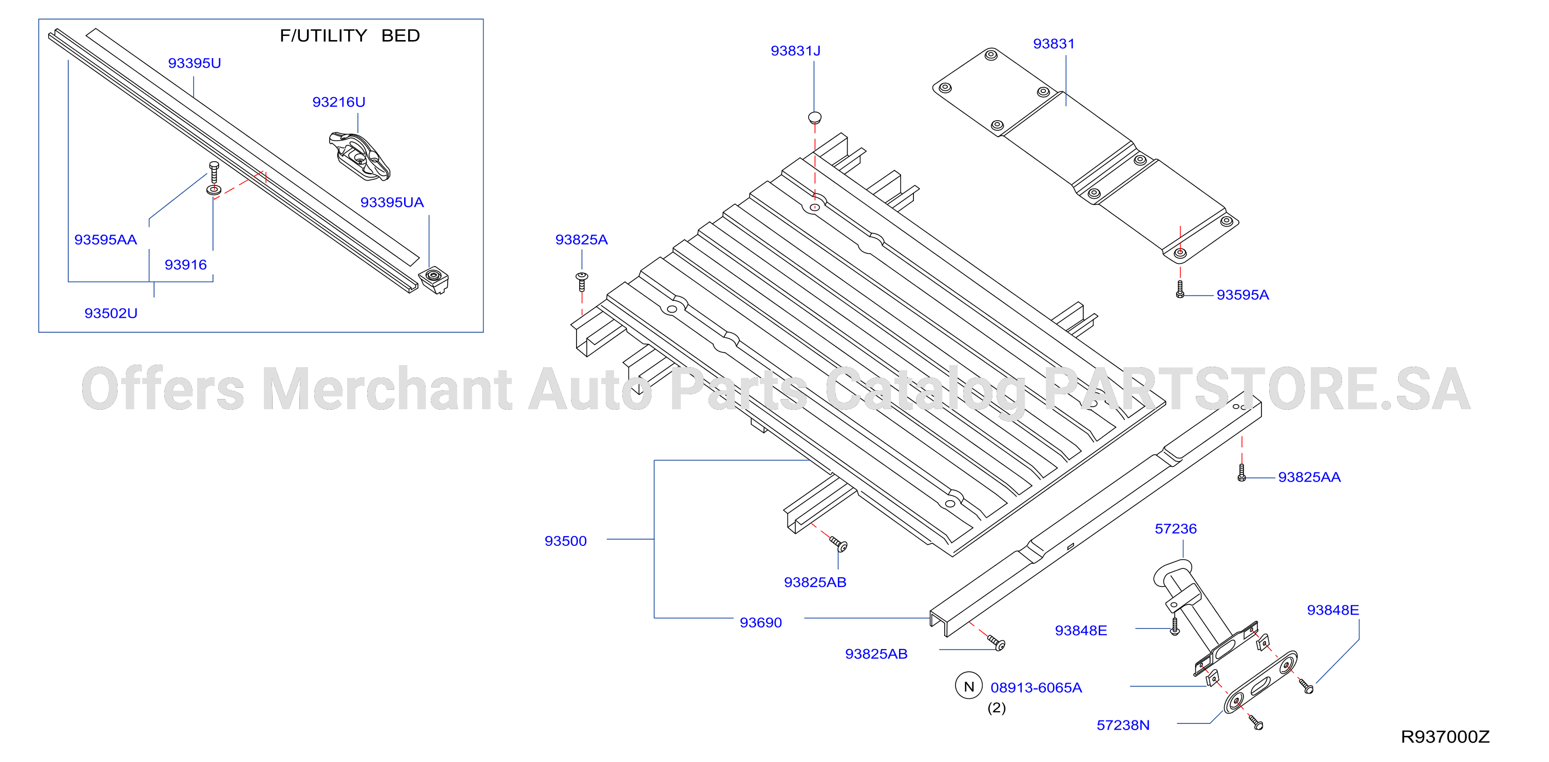 Rear Body Floor Fitting