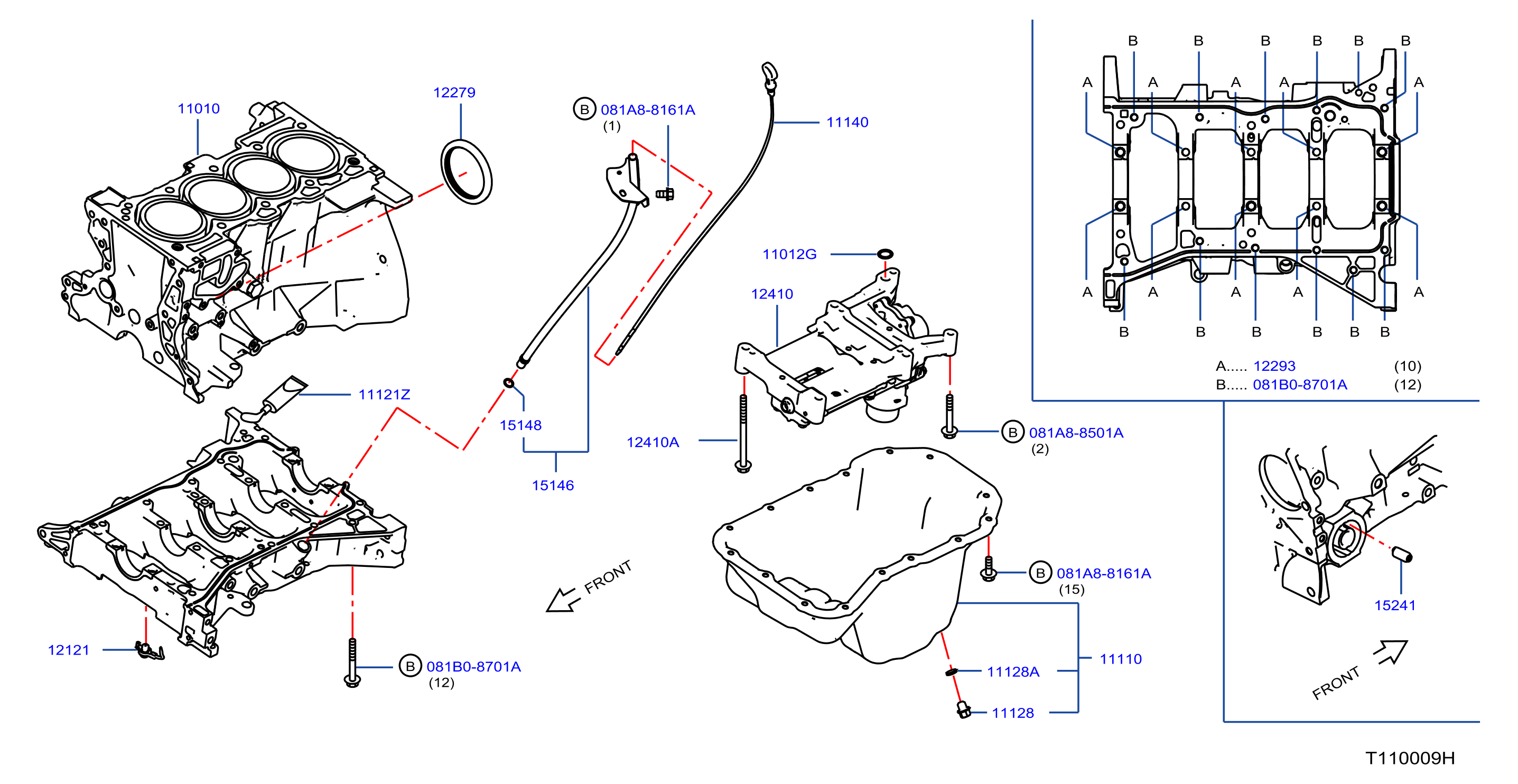 Cylinder Block Oil Pan Assembly