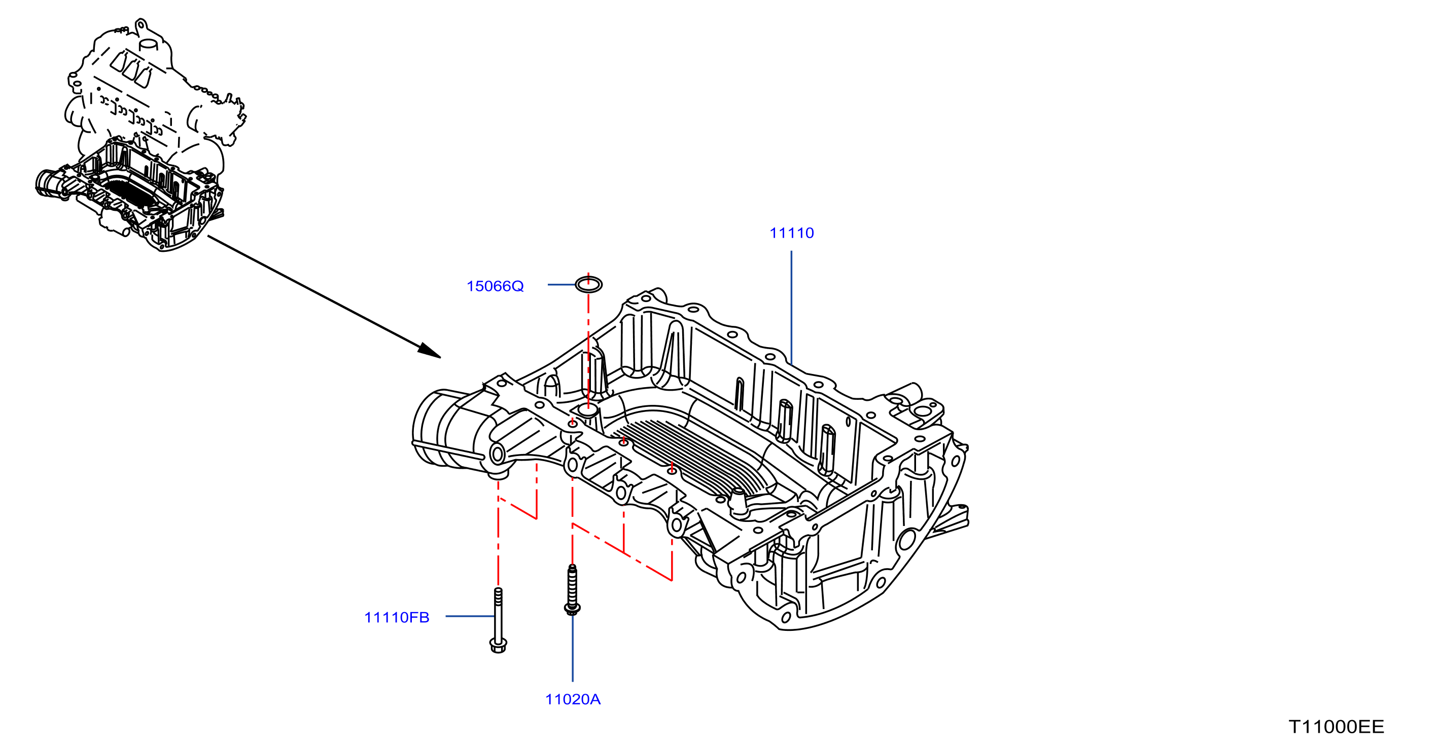 Cylinder Block Oil Pan Oil Panbaffle Plate