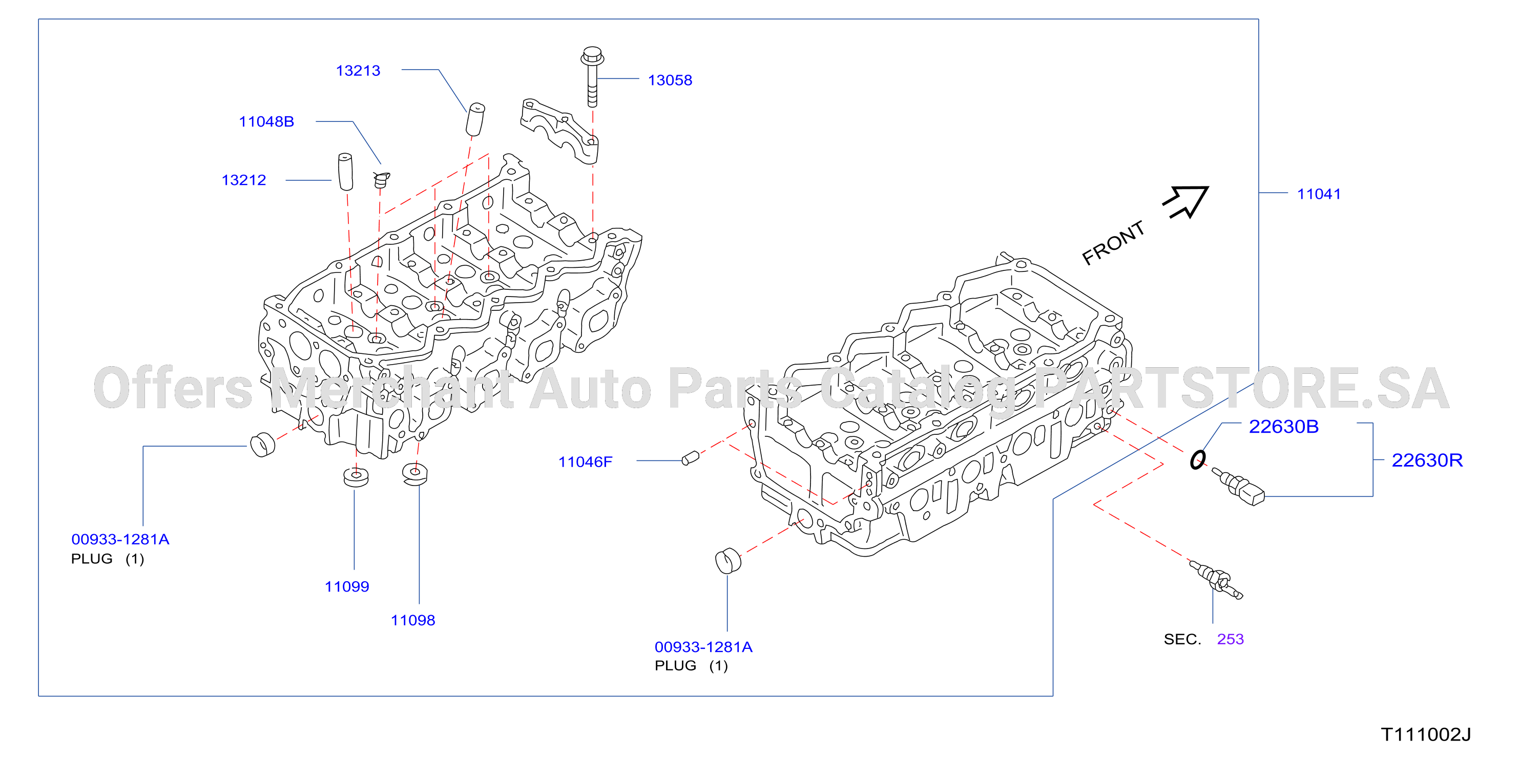 Cylinder Head Rocker Cover Component