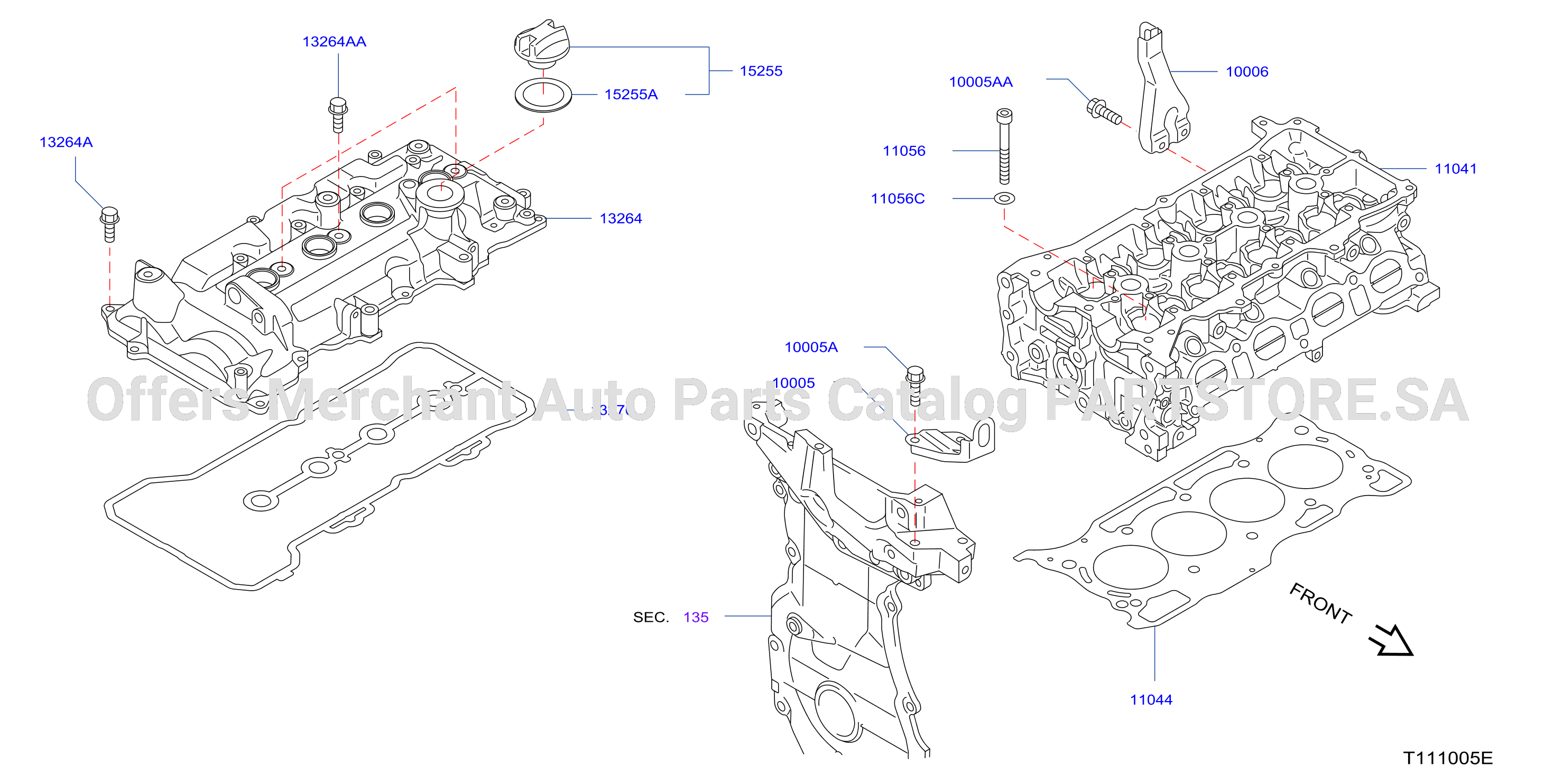 Cylinder Head Rocker Cover Assembly