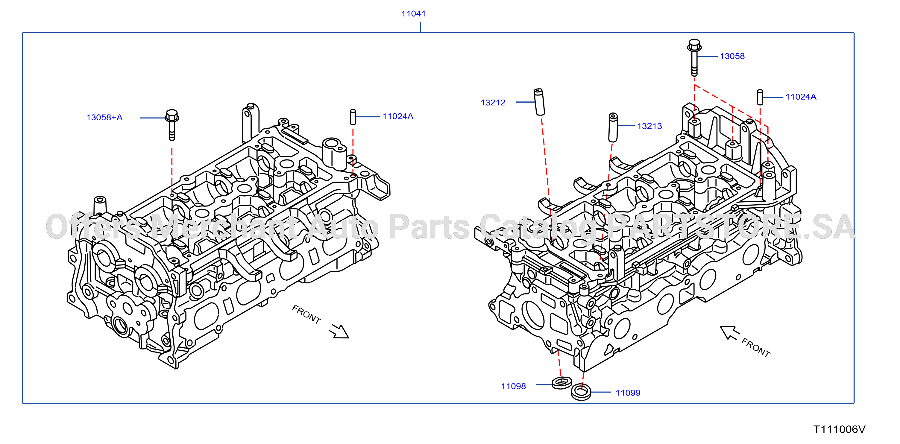 Cylinder Head Rocker Cover Component Parts