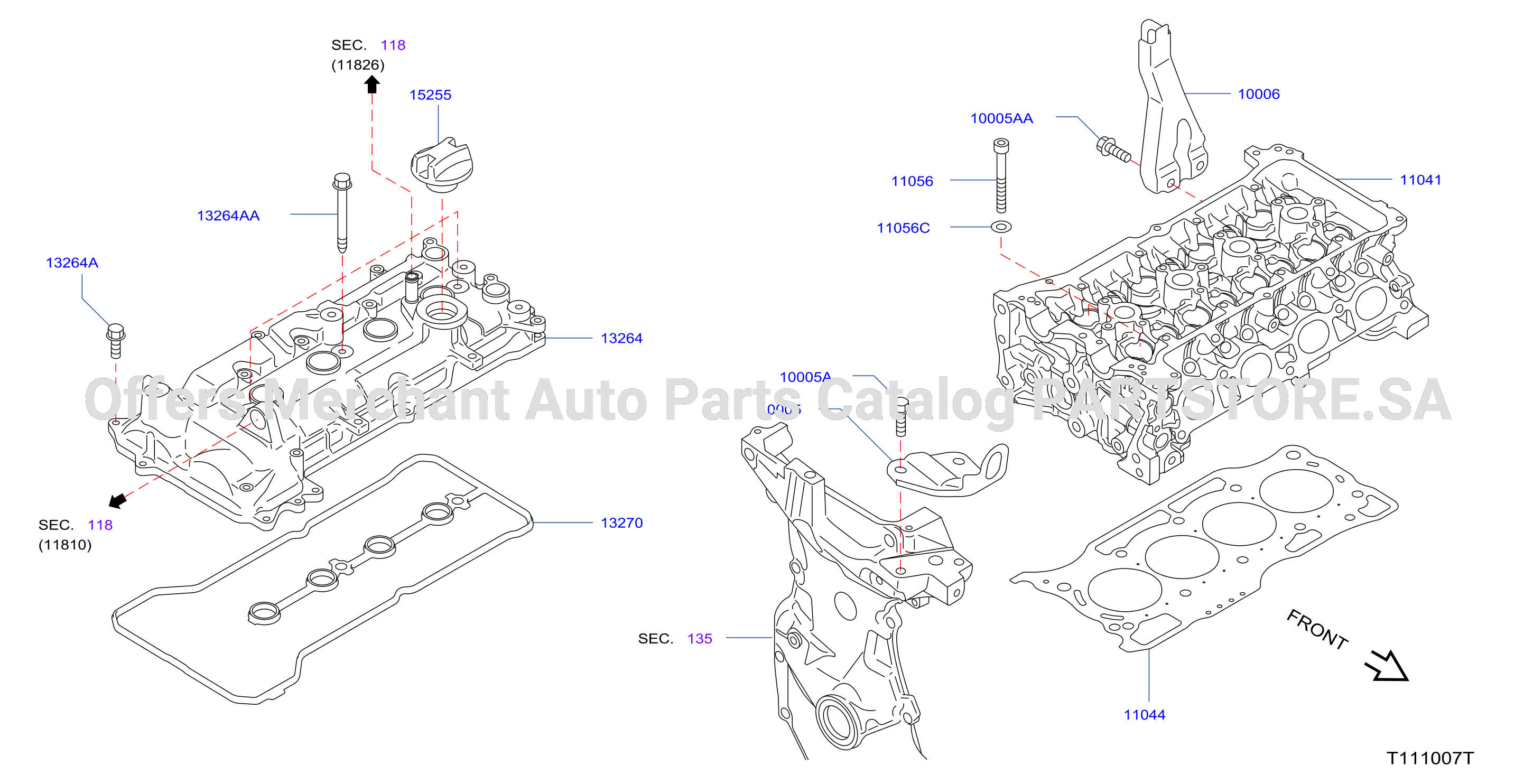 Cylinder Head Rocker Cover Assembly