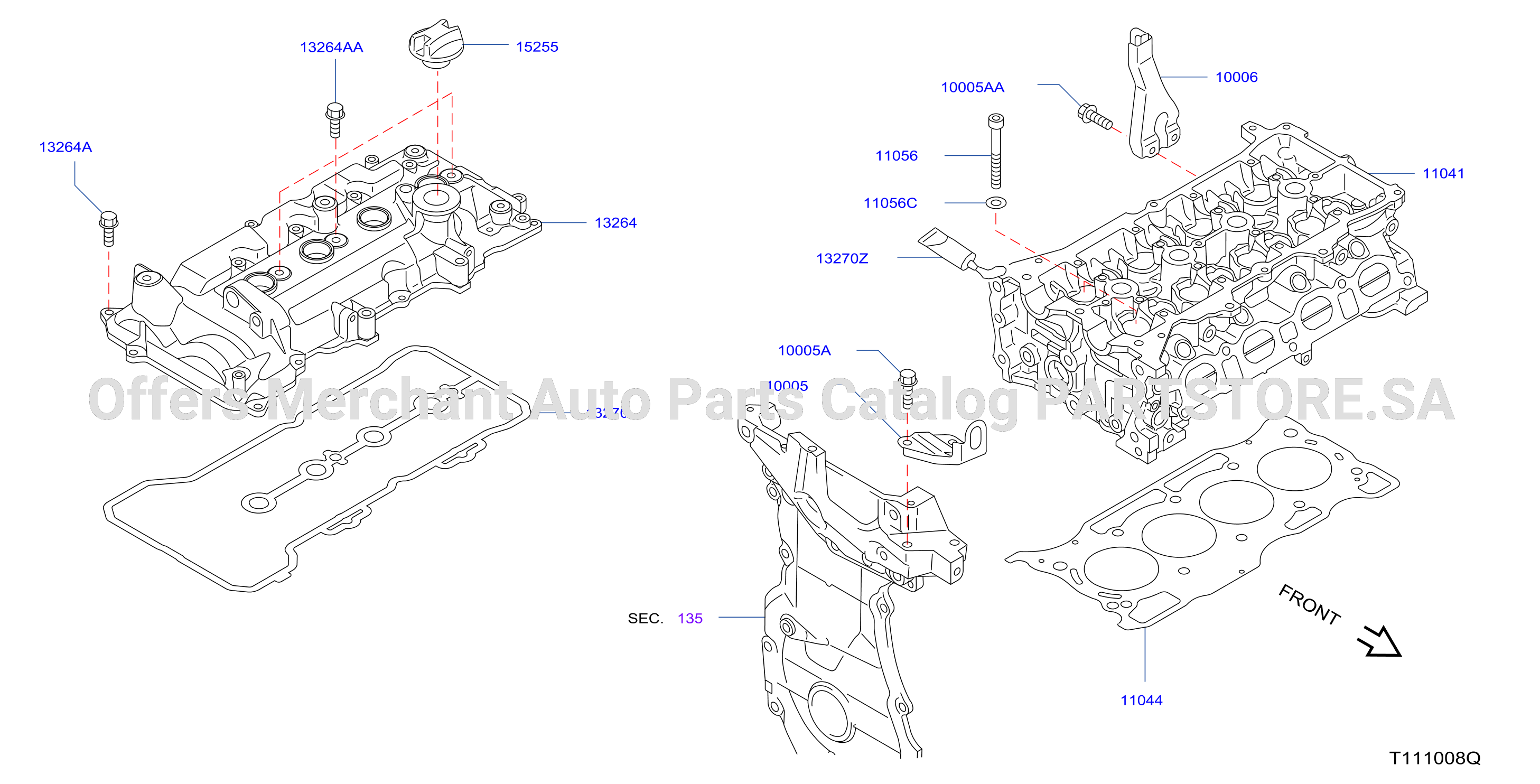 Cylinder Head Rocker Cover Assembly