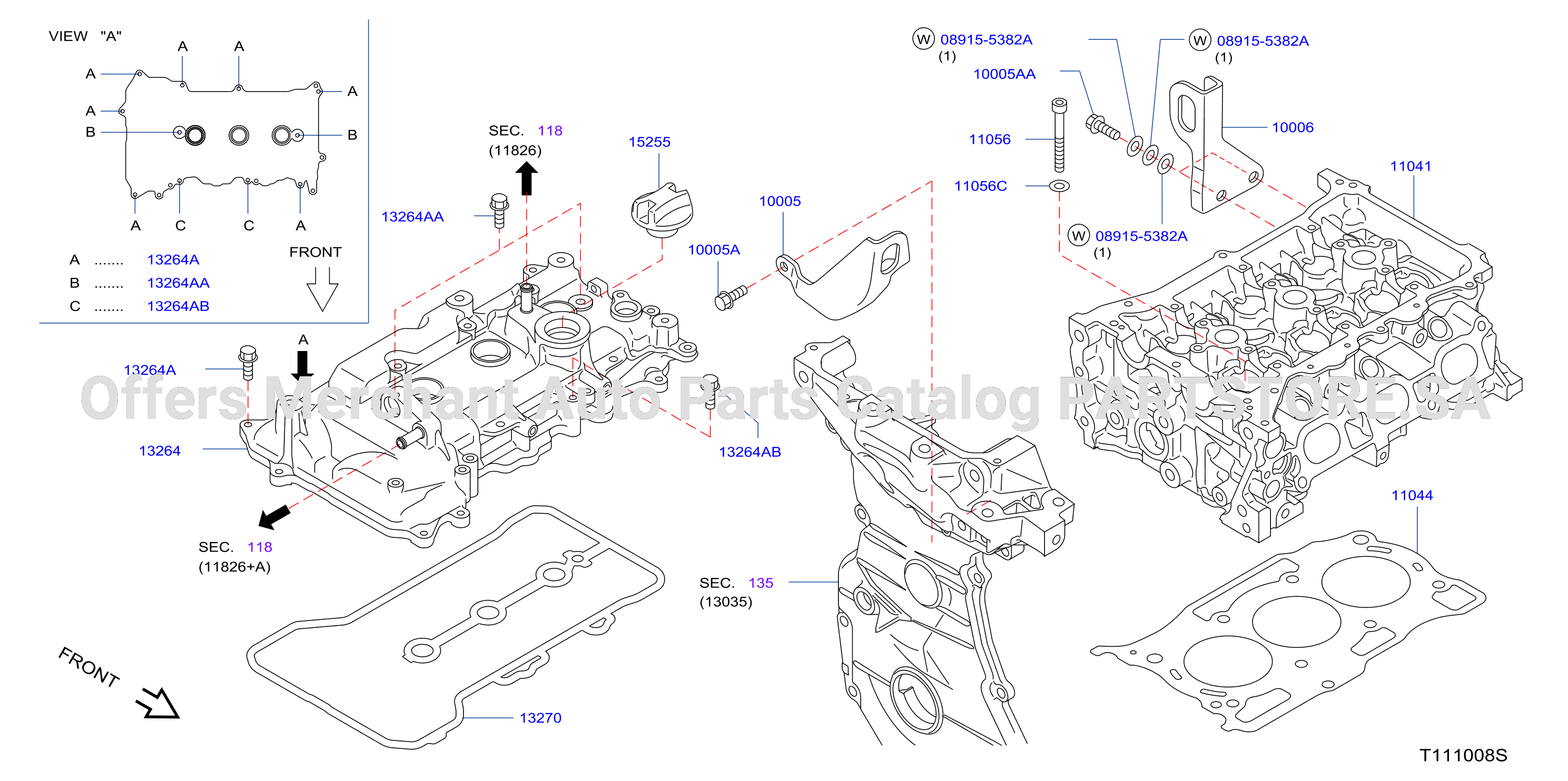 Cylinder Head Rocker Cover Assembly
