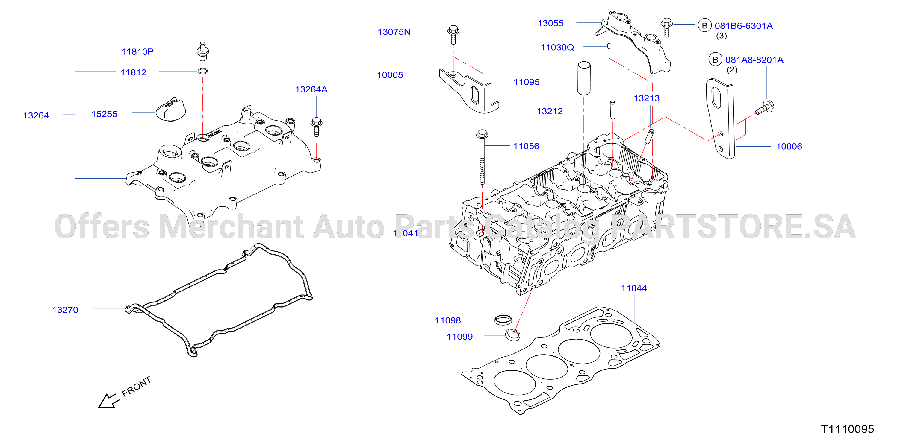 Cylinder Head Rocker Cover Assembly